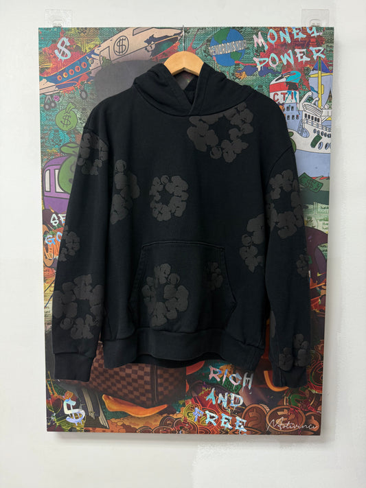 Denim Tears Hoodie Black Mono Used Medium