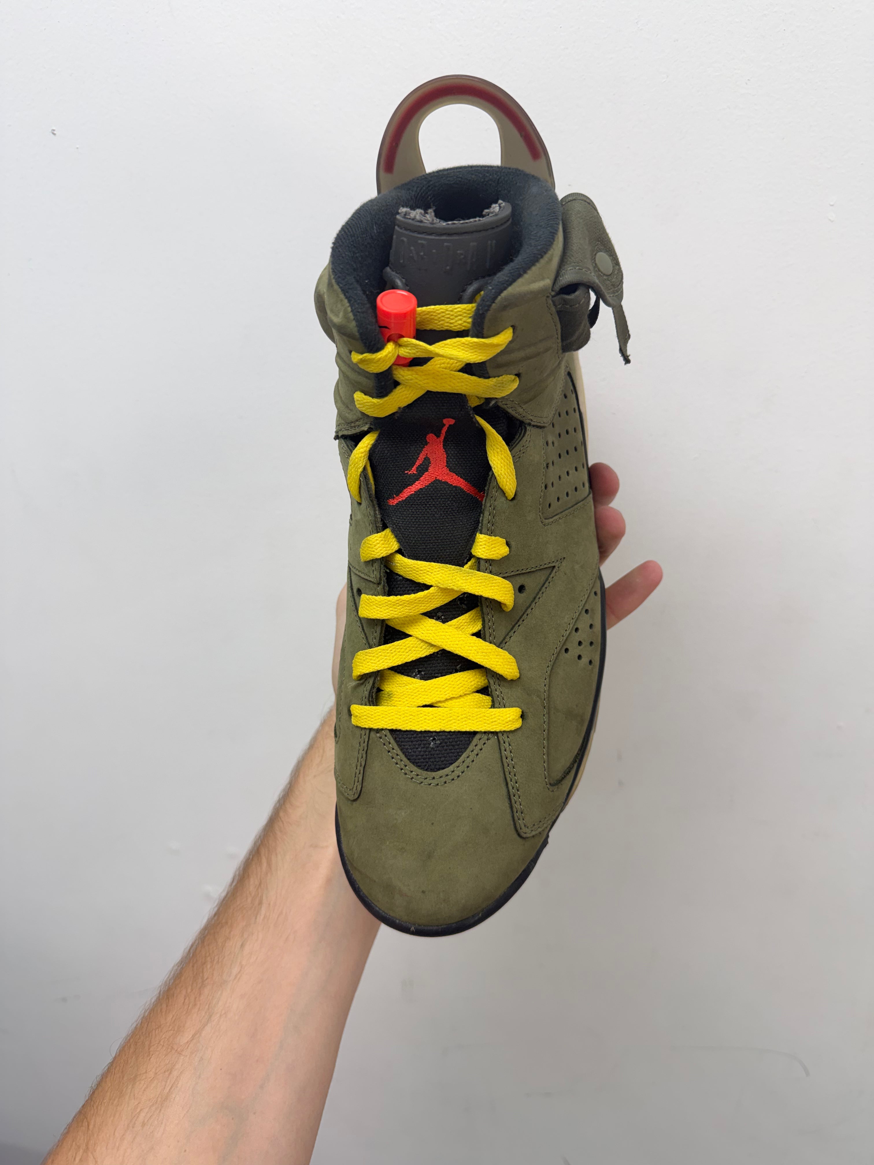 Jordan 6 Travis Scott Olive Sneakers