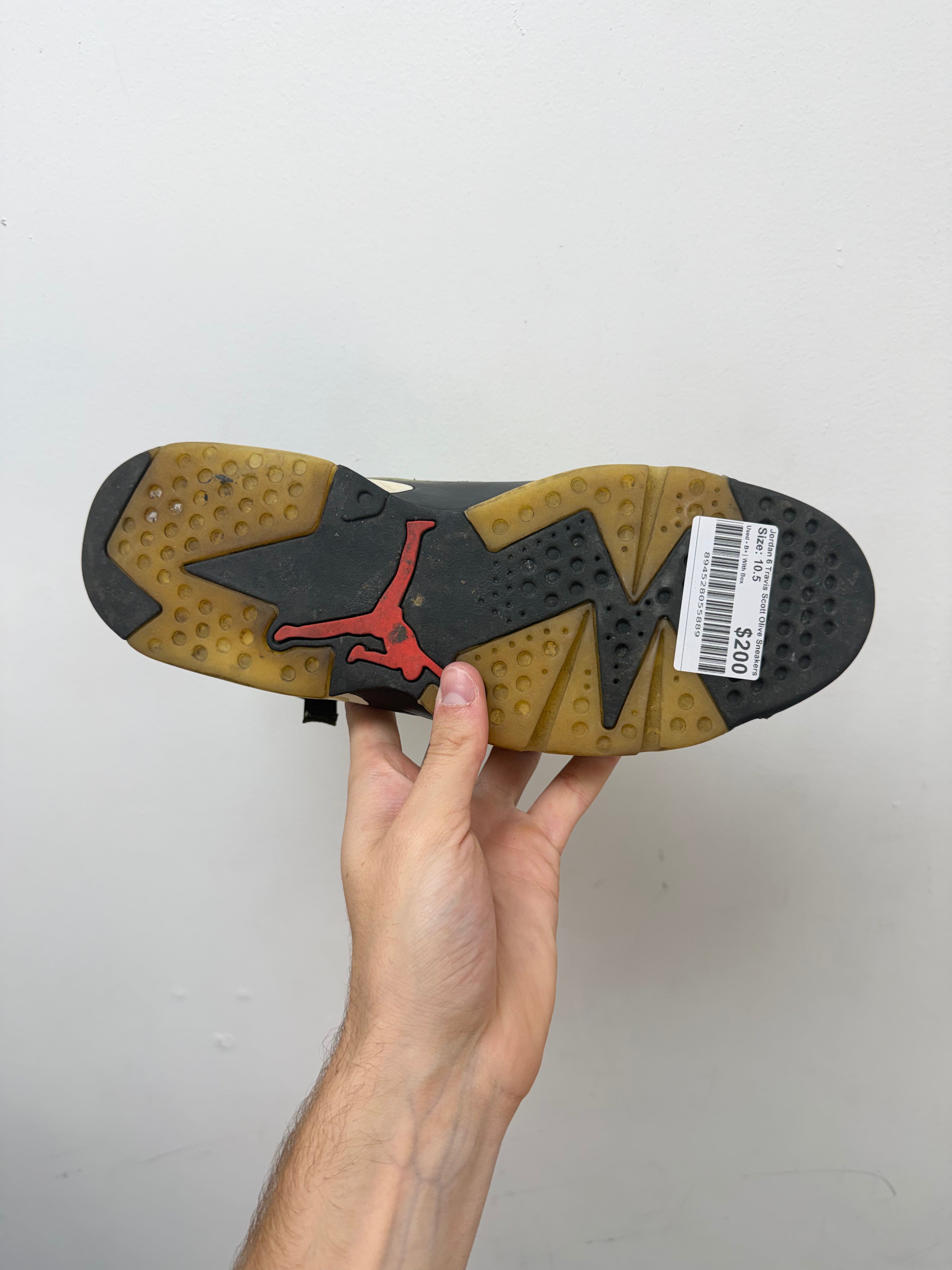 Jordan 6 Travis Scott Olive Sneakers