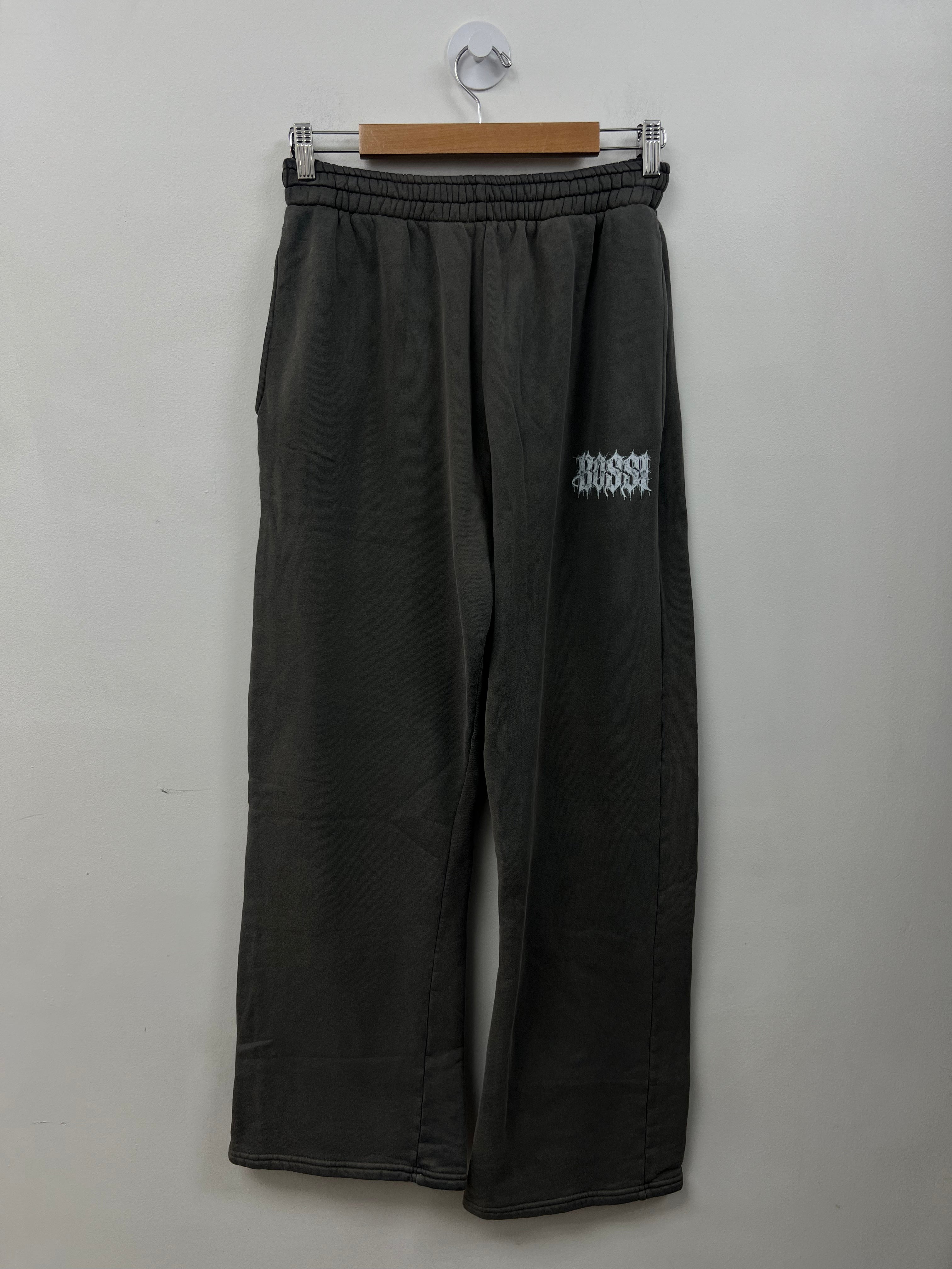 Bossi Grey White Logo Sweats