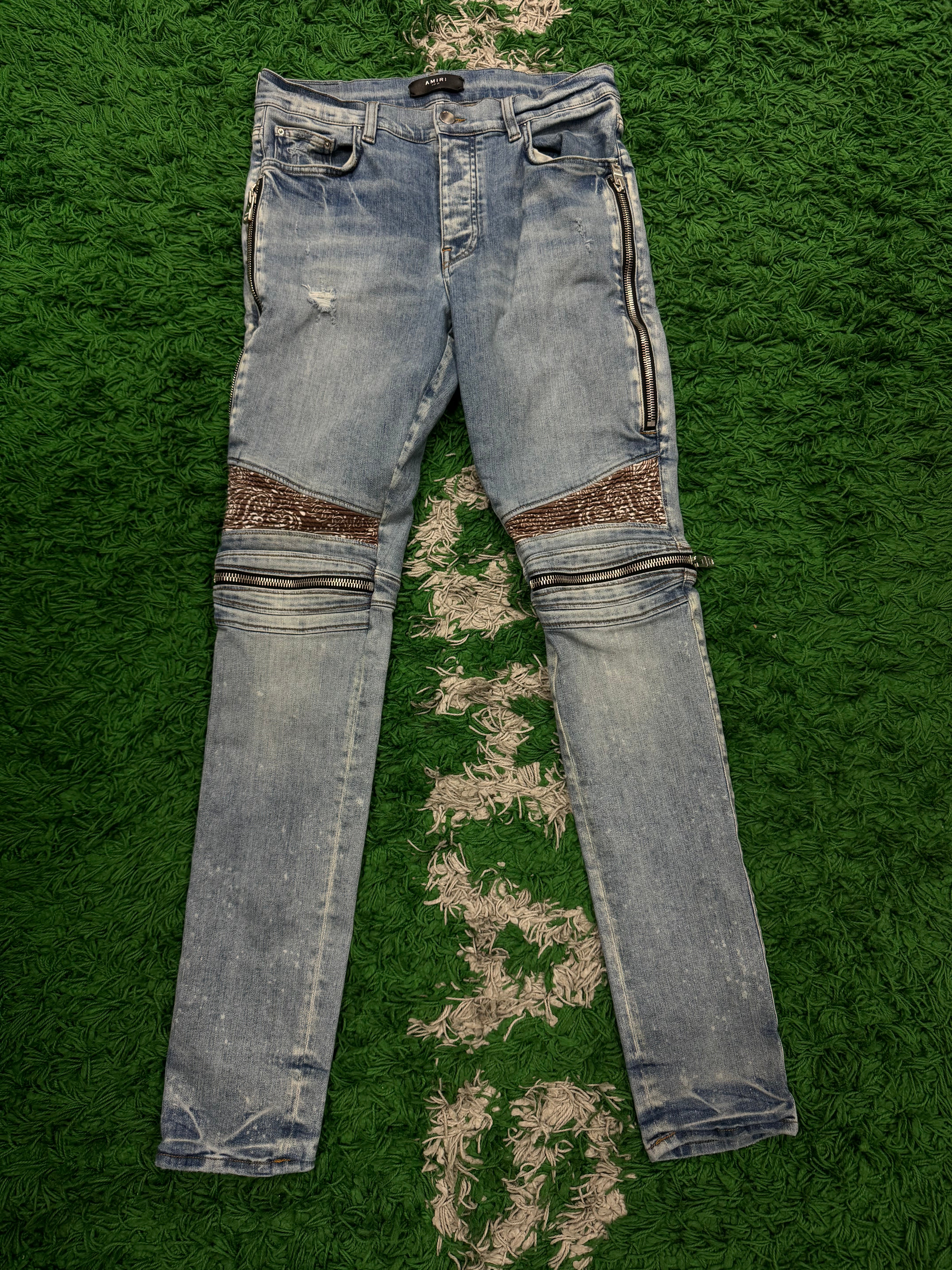 Amiri MX2 Brown Paisley Used 33