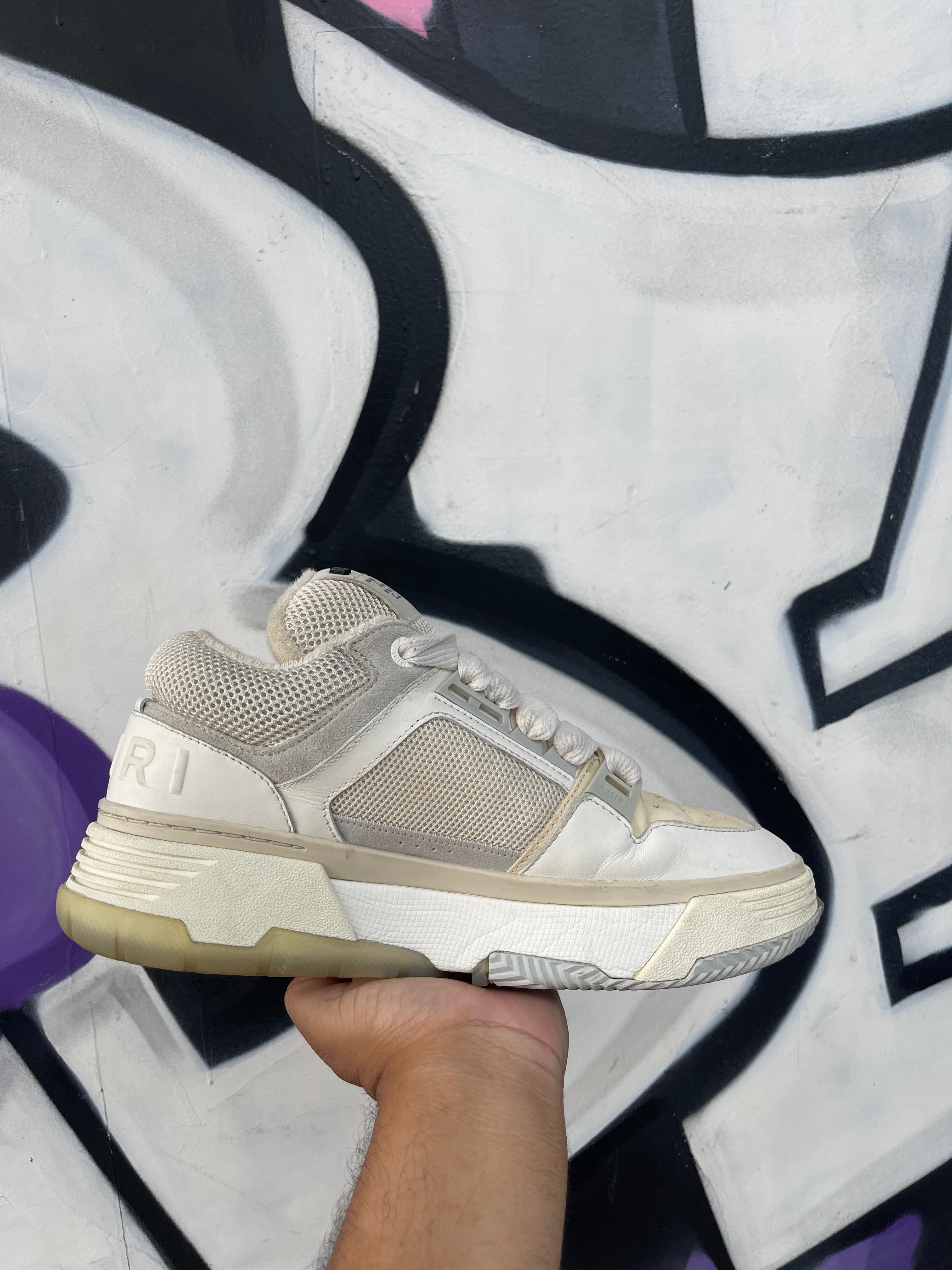 Amiri Cream White MA-1 Sneakers