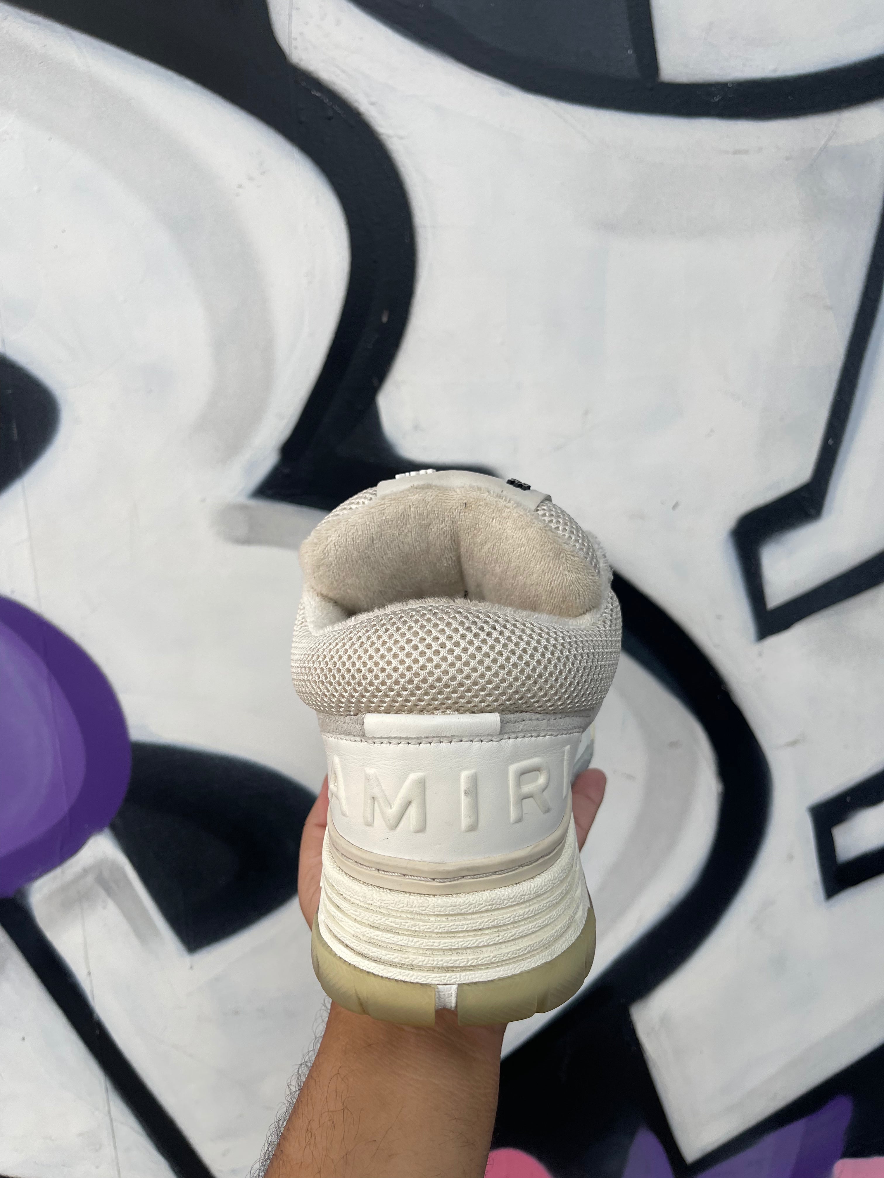Amiri Cream White MA-1 Sneakers