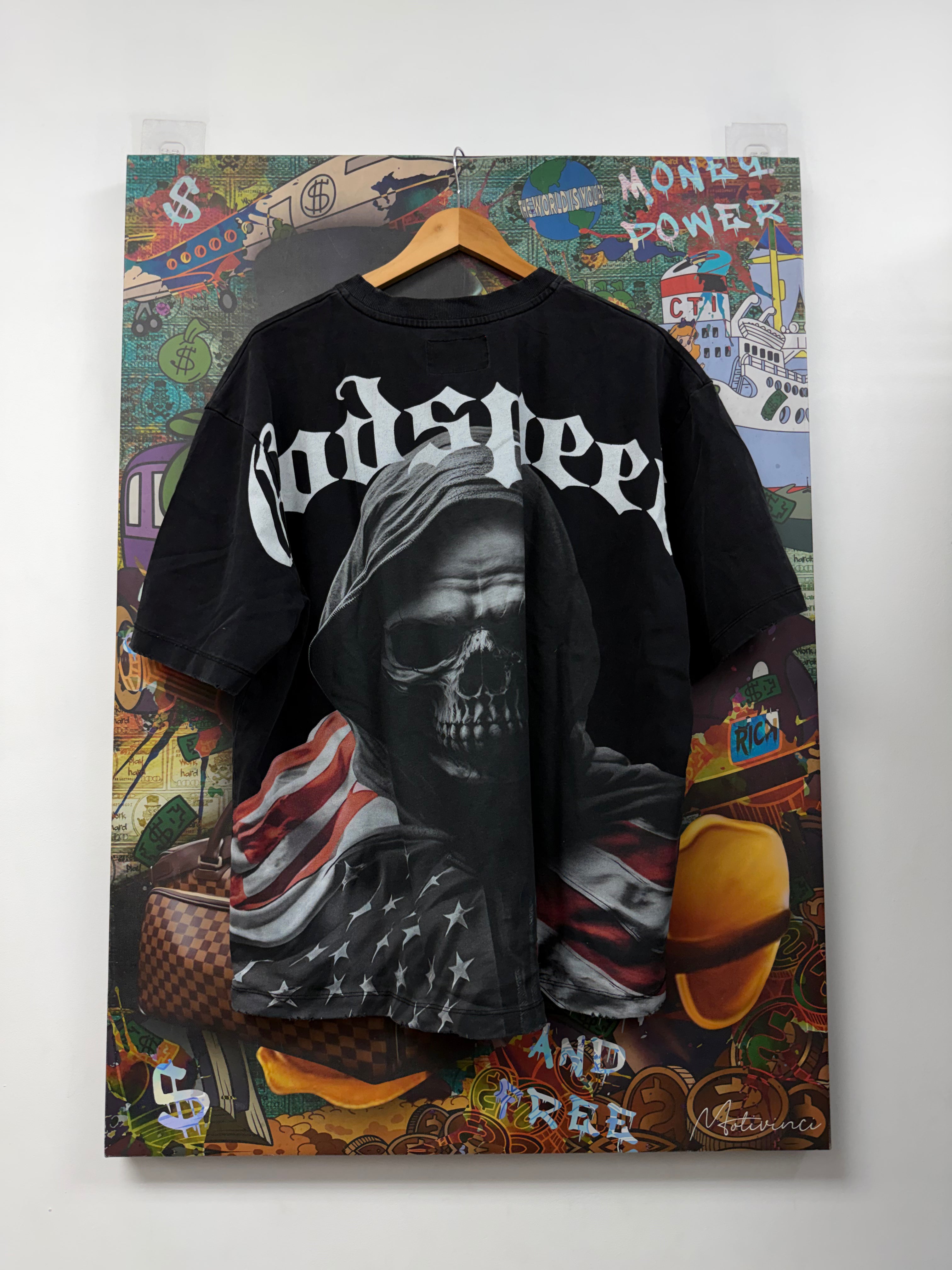 Godspeed American Skull Soldier Tee