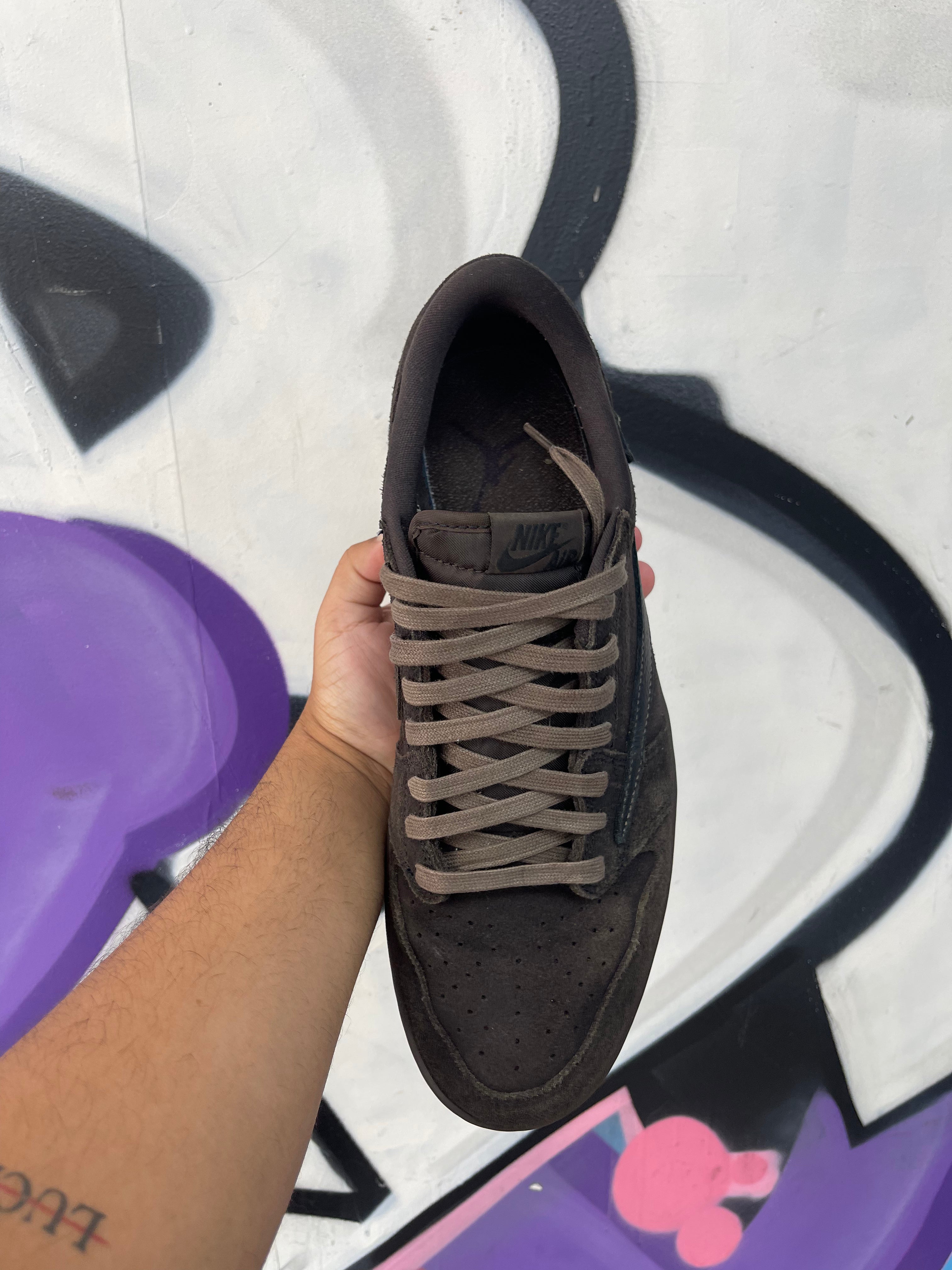 Jordan 1 Low Travis Scott Velvet Sneakers