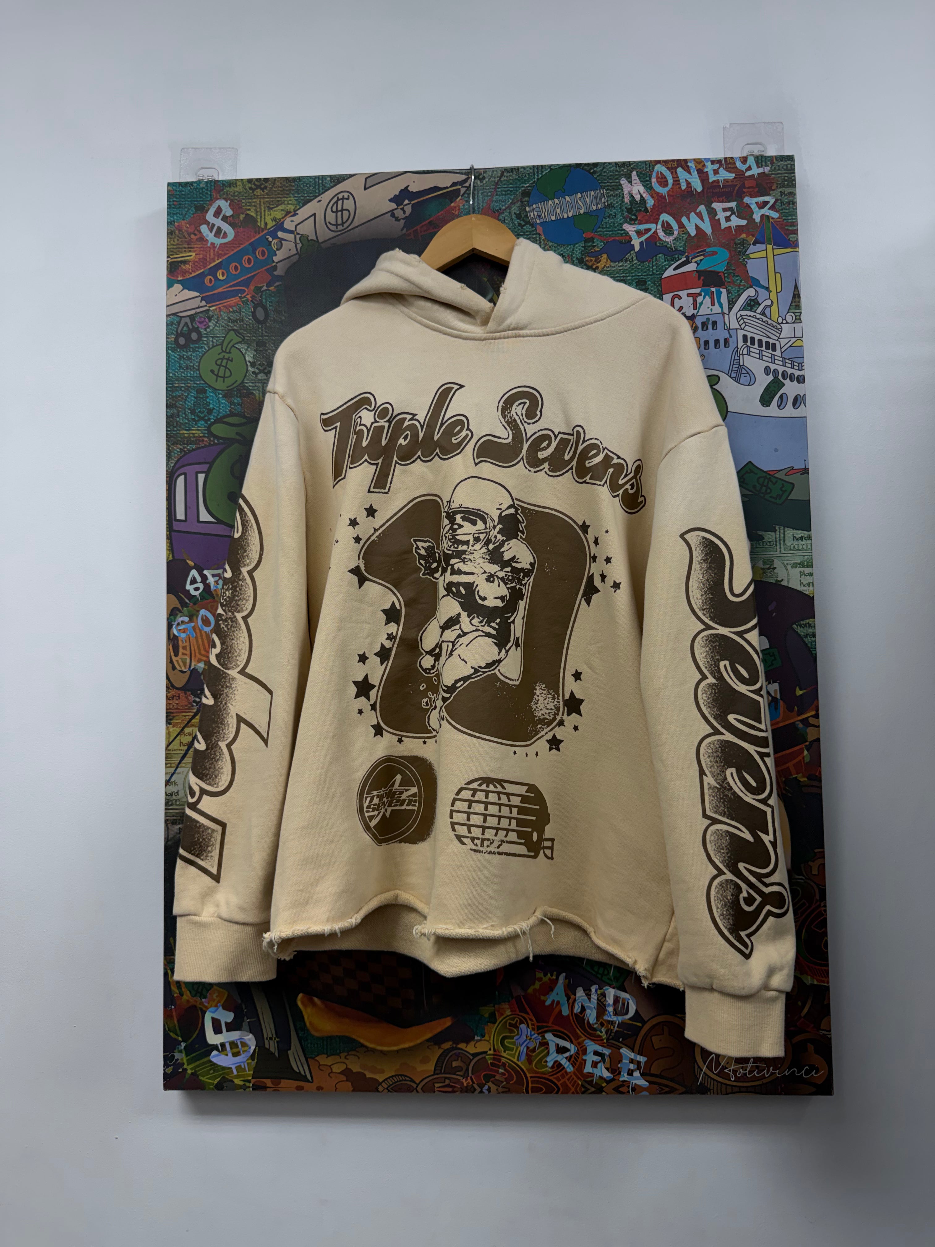 Triple Sevens All Star Beige Hoodie