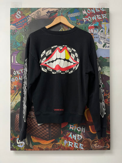 Chrome Hearts Black Mattyboy Chomper Crewneck  Used