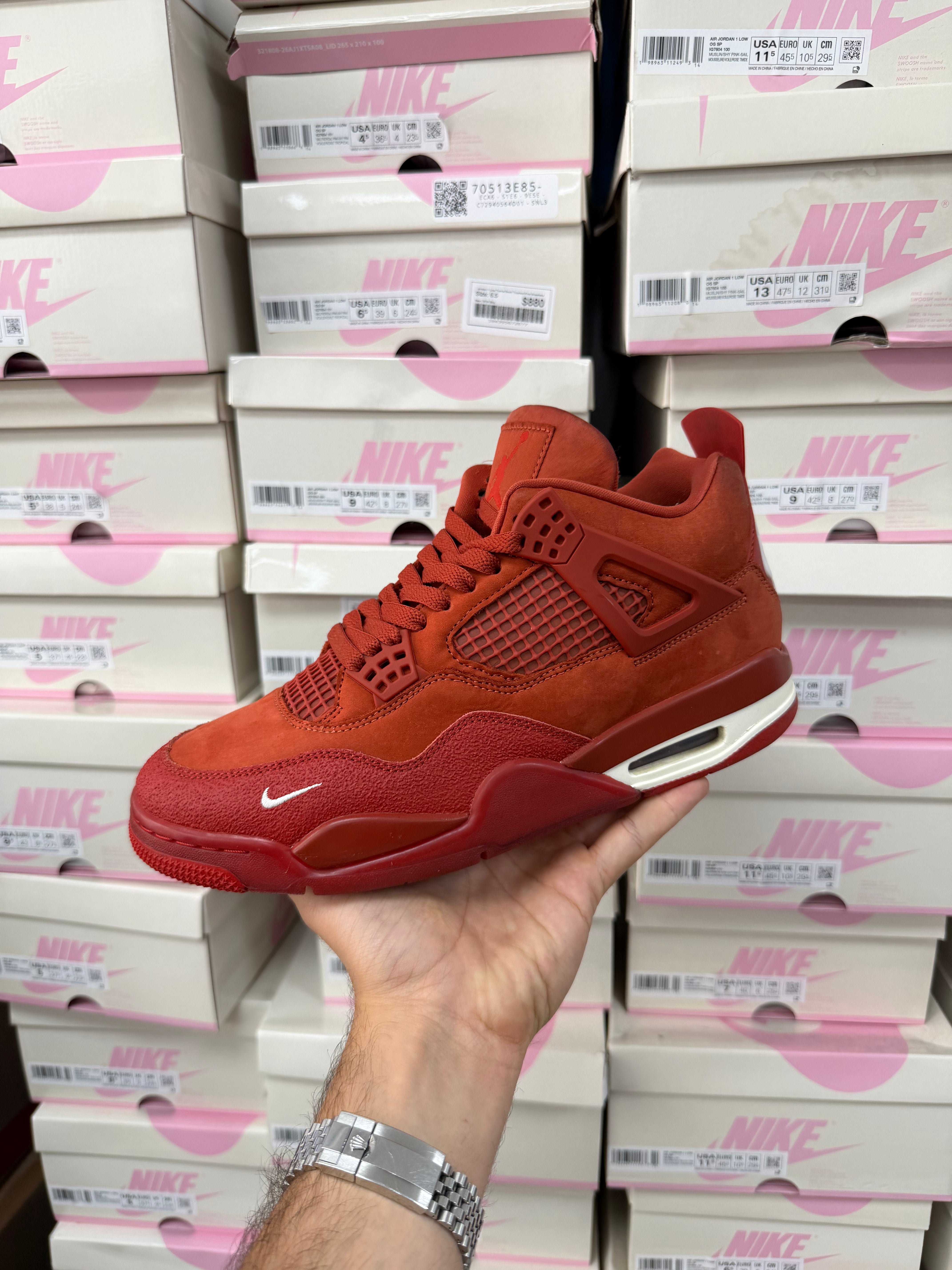 Jordan 4 Nigel Sylvester Brick By Brick Sneakers