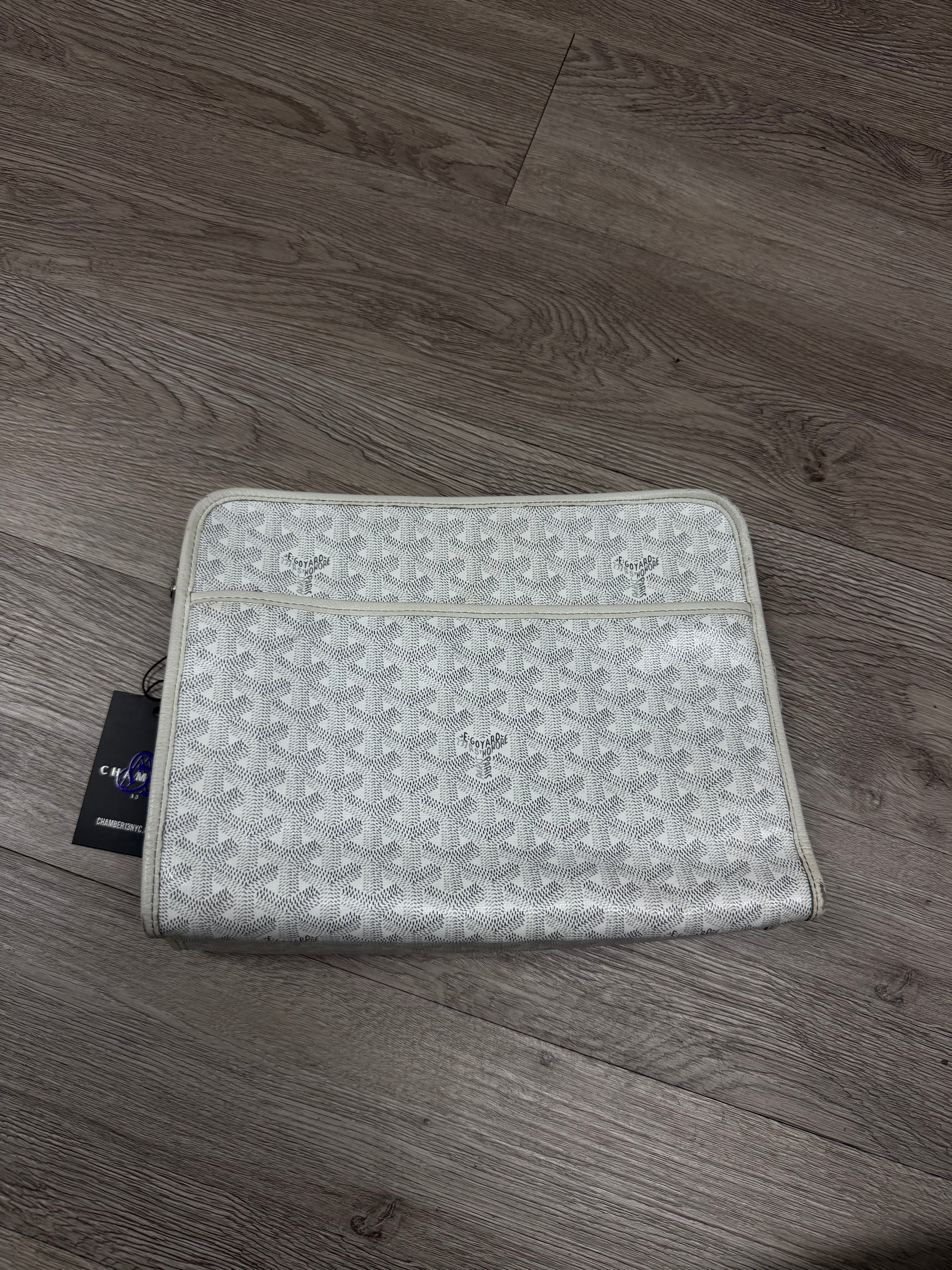 Goyard White Jouvence GM Bag