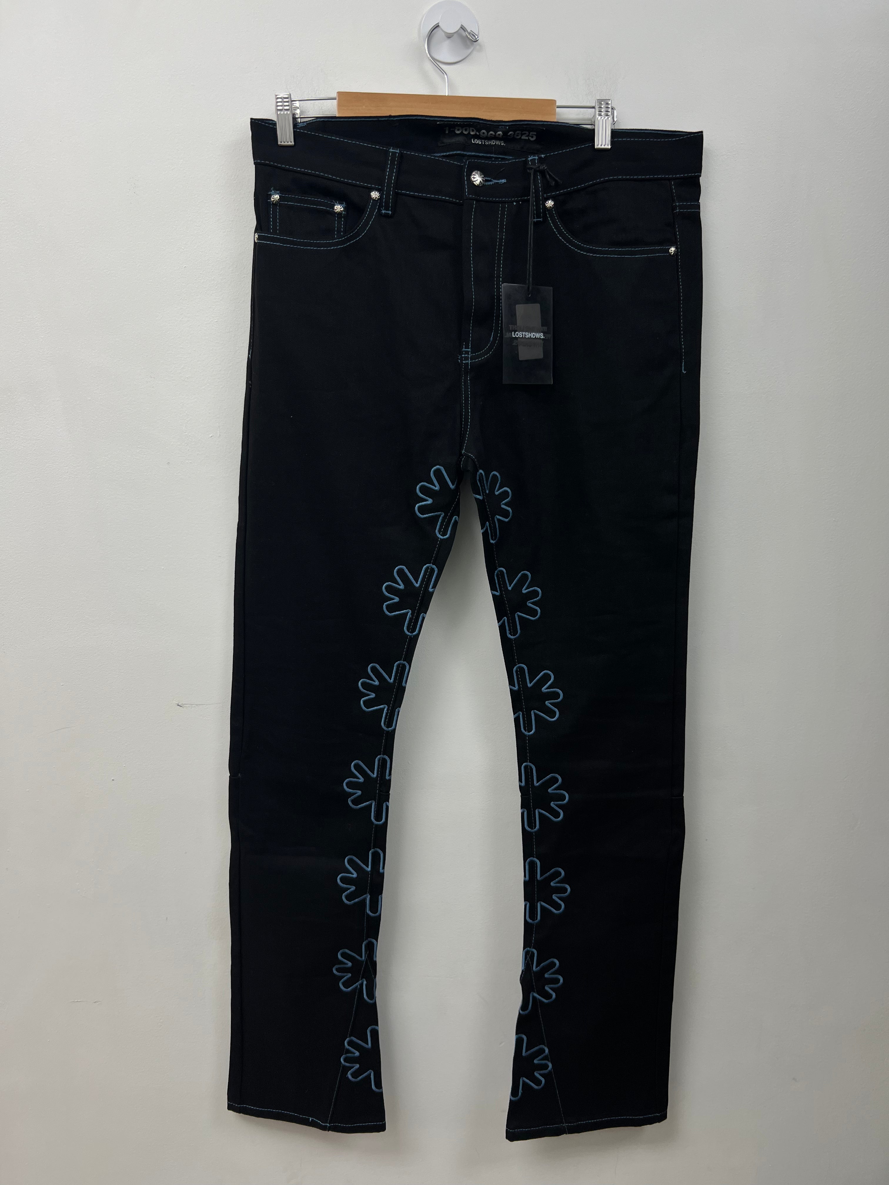 LOST SHDWS Black Blue Outline
