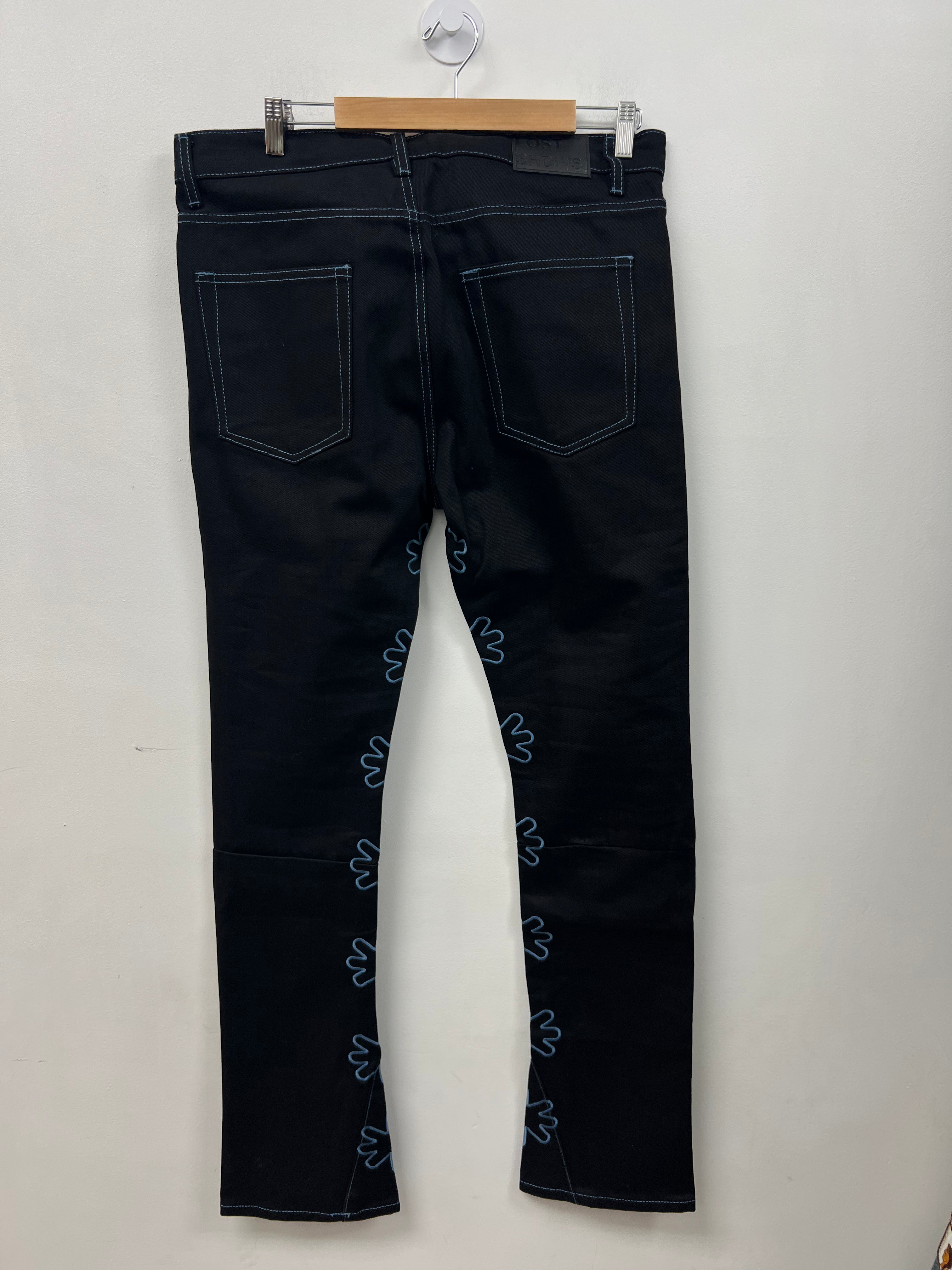 LOST SHDWS Black Blue Outline