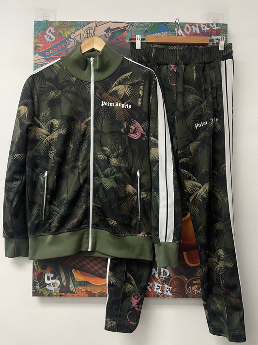 Palm Angels Palm Tree Camo Tracksuit Used