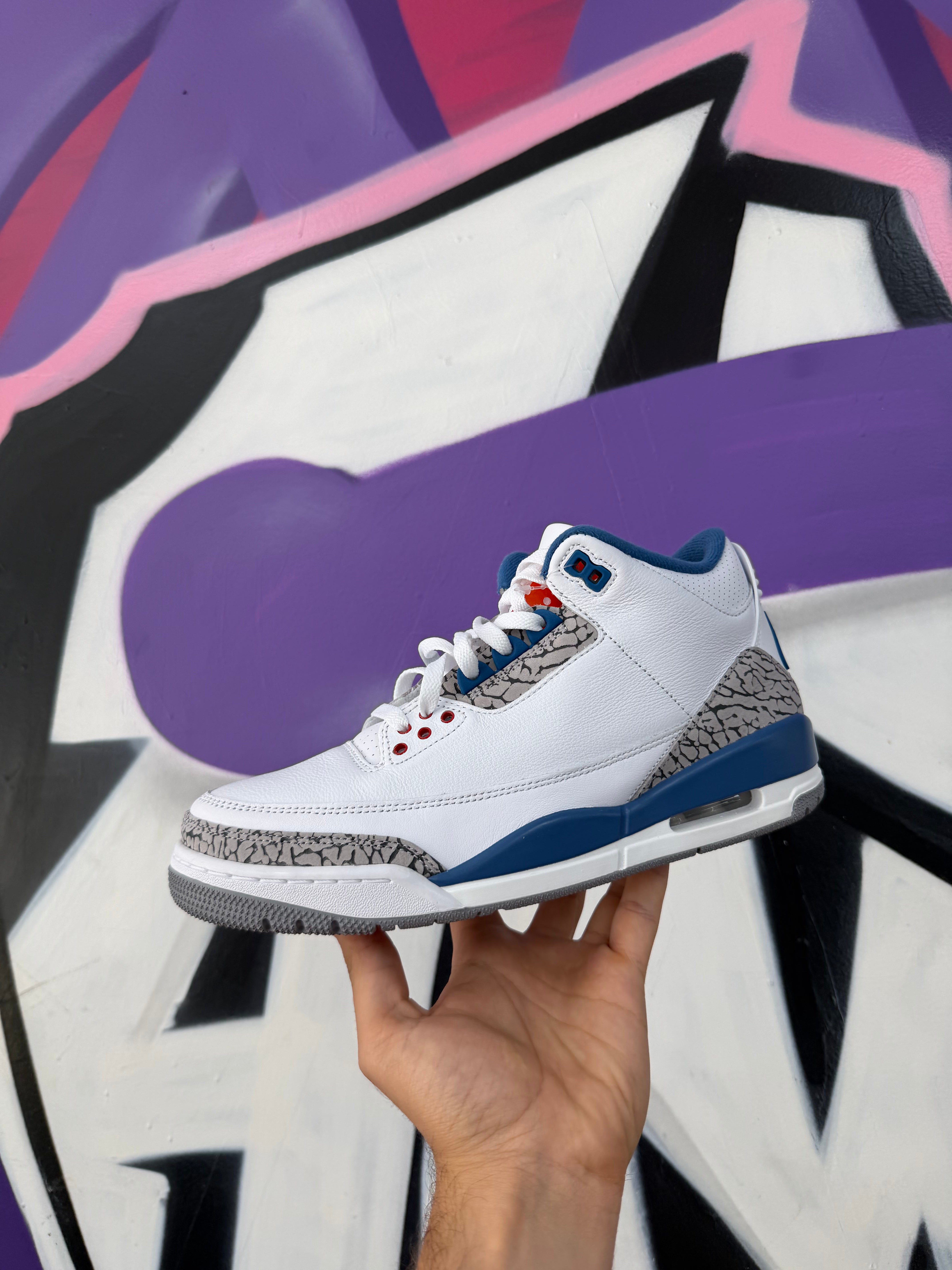 Jordan 3 True Blue Sneakers