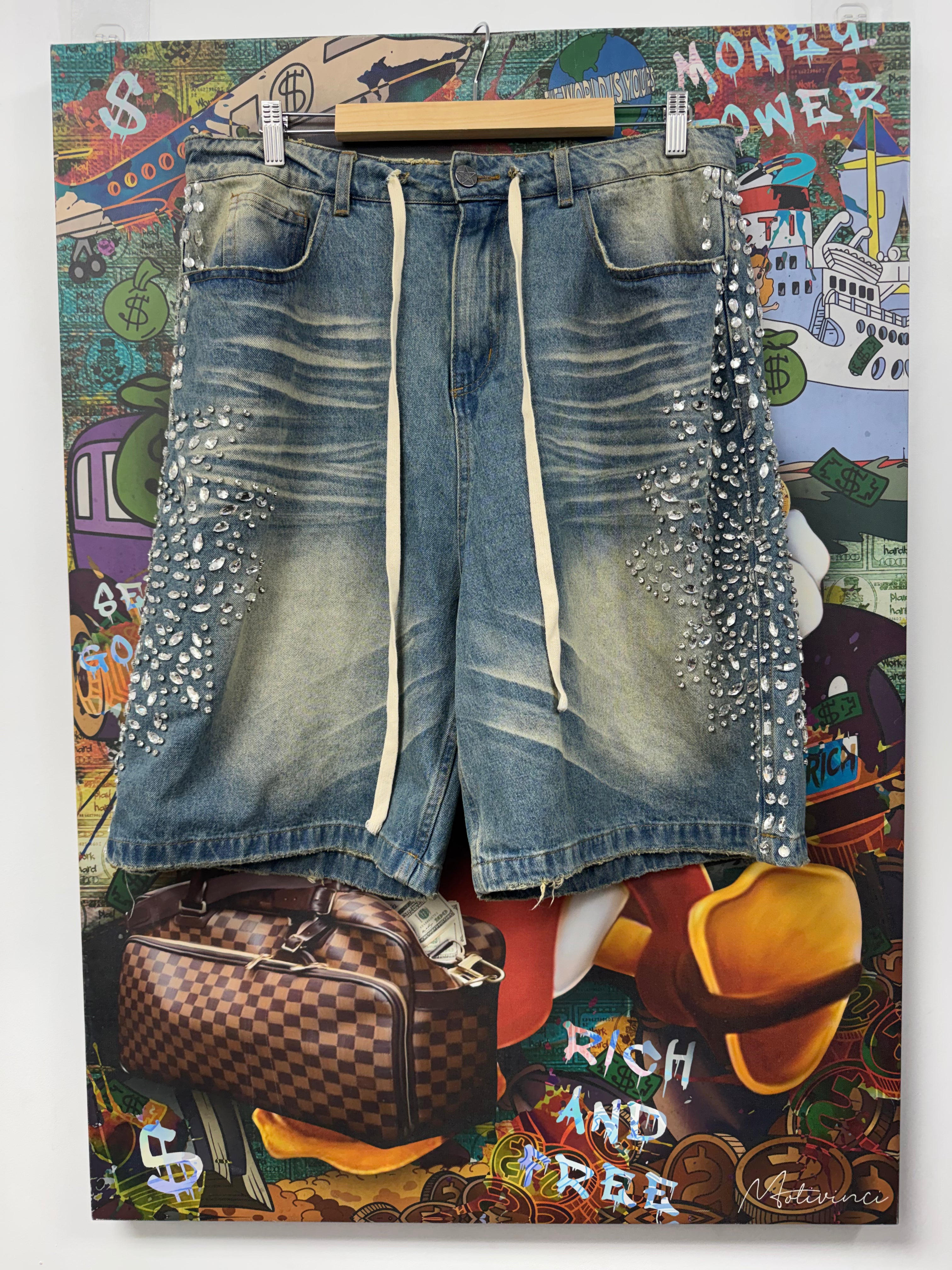 Vale Light Wash Siren Jean Shorts