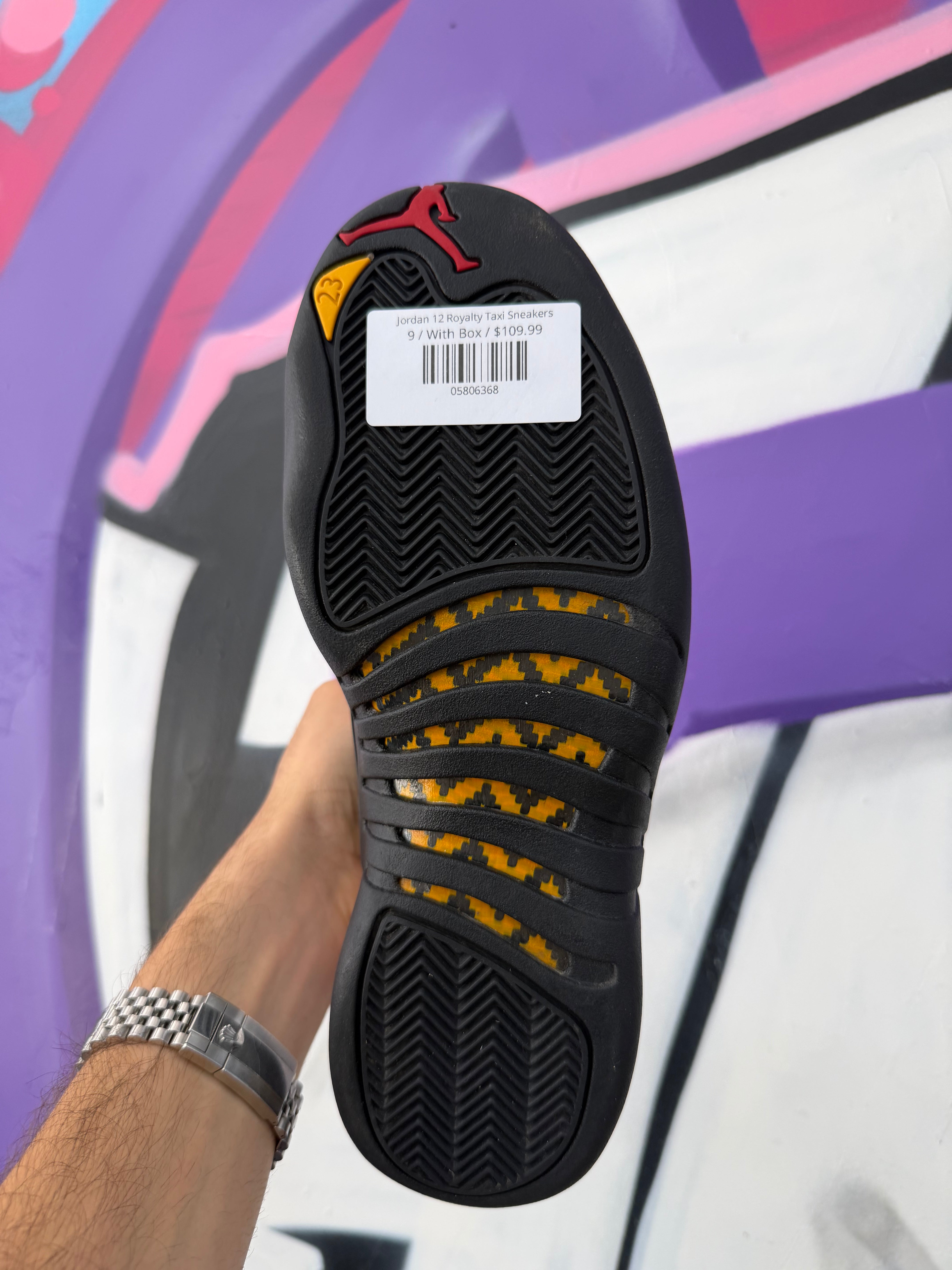 Jordan 12 Royalty Taxi Sneakers