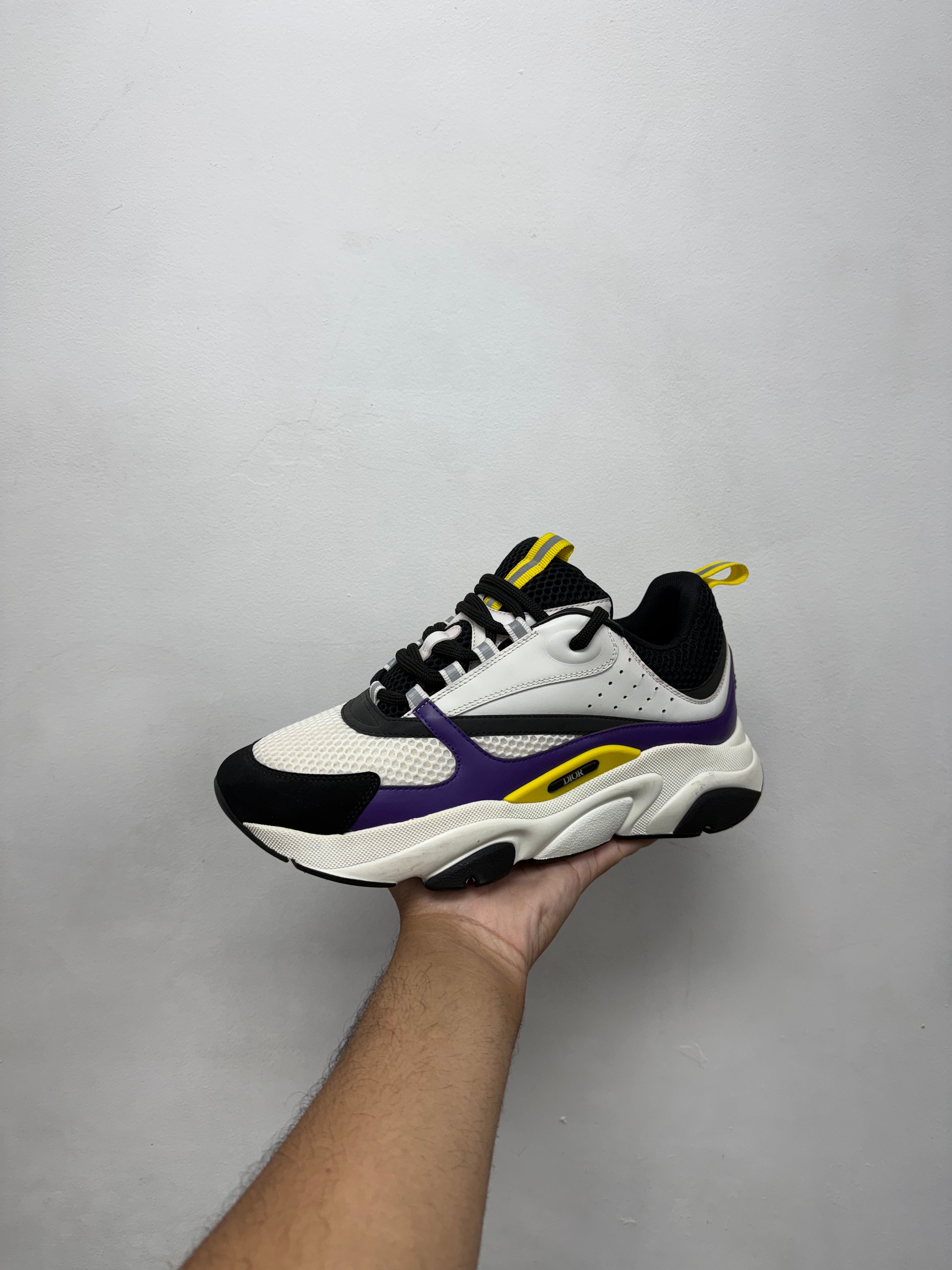 Dior B22 Lakers Yellow Sneakers