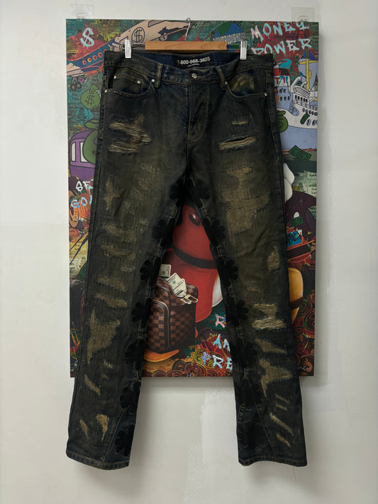LOSTSHDWS Jeans Rust Wax Used 36