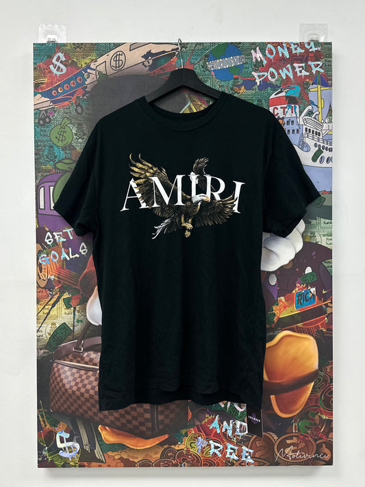 Amiri Eagle Tee Black  Used Xsmall N/A