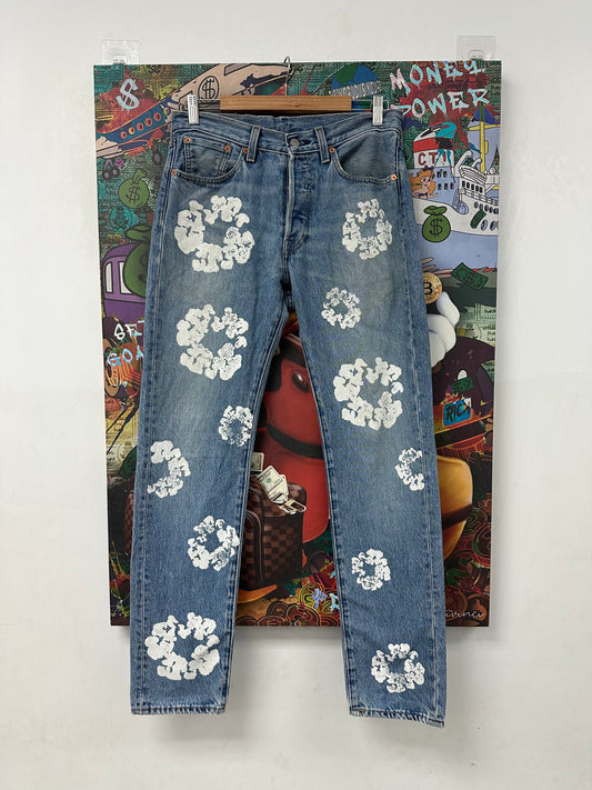 Denim Tears Jeans Light Wash Used 30