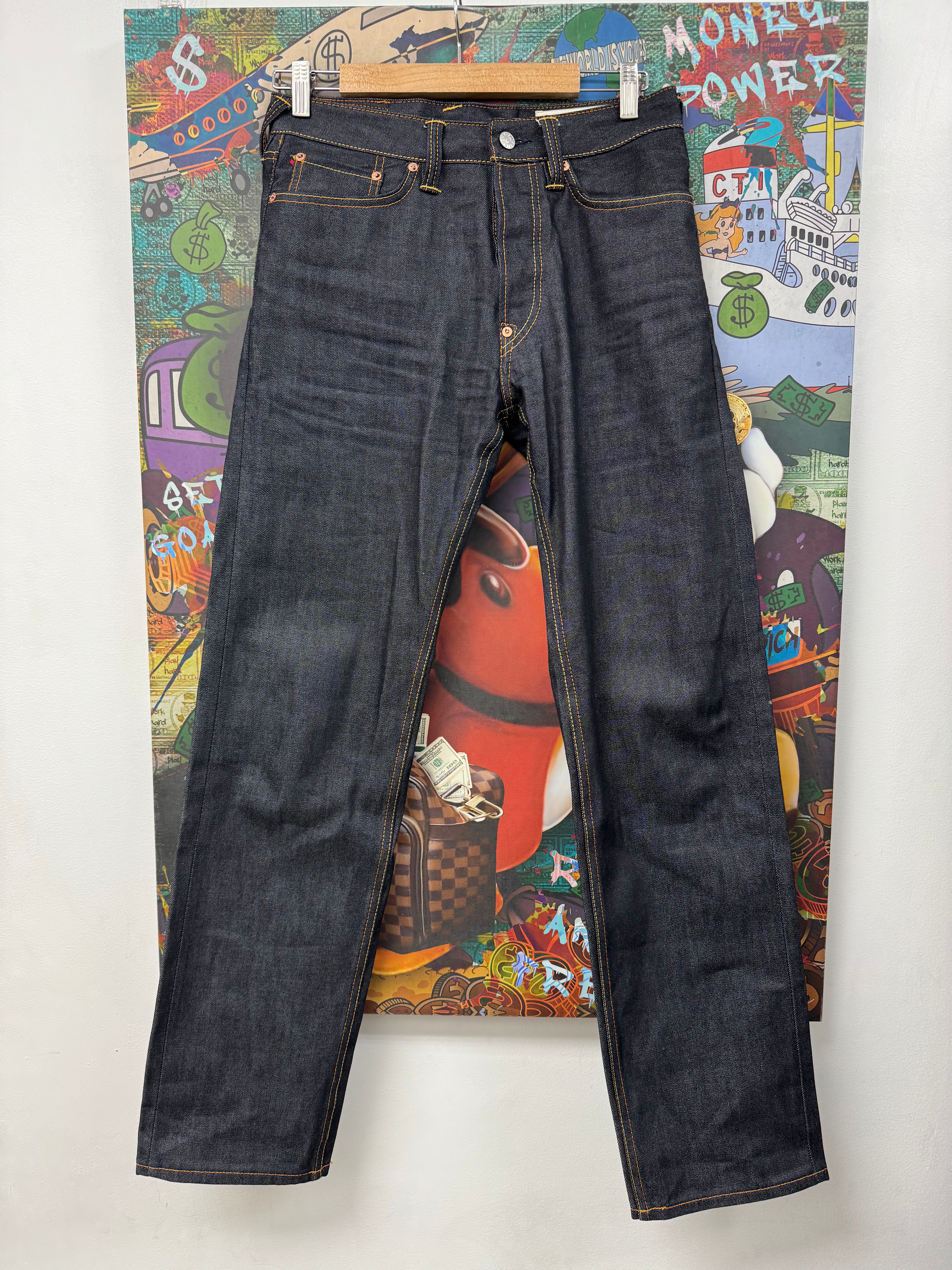 Evisu Selvedge Cream Jeans
