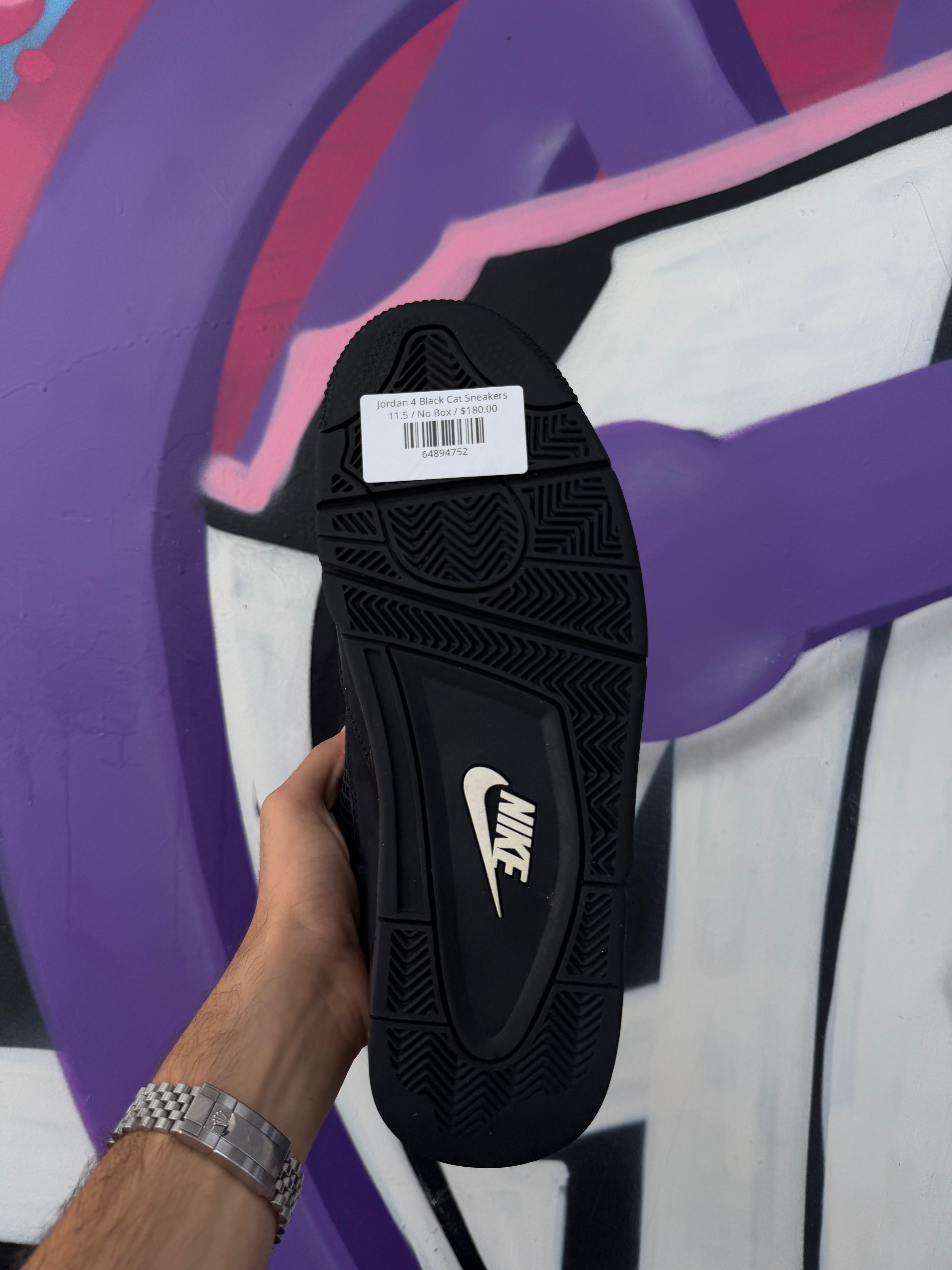 Jordan 4 Black Cat Sneakers