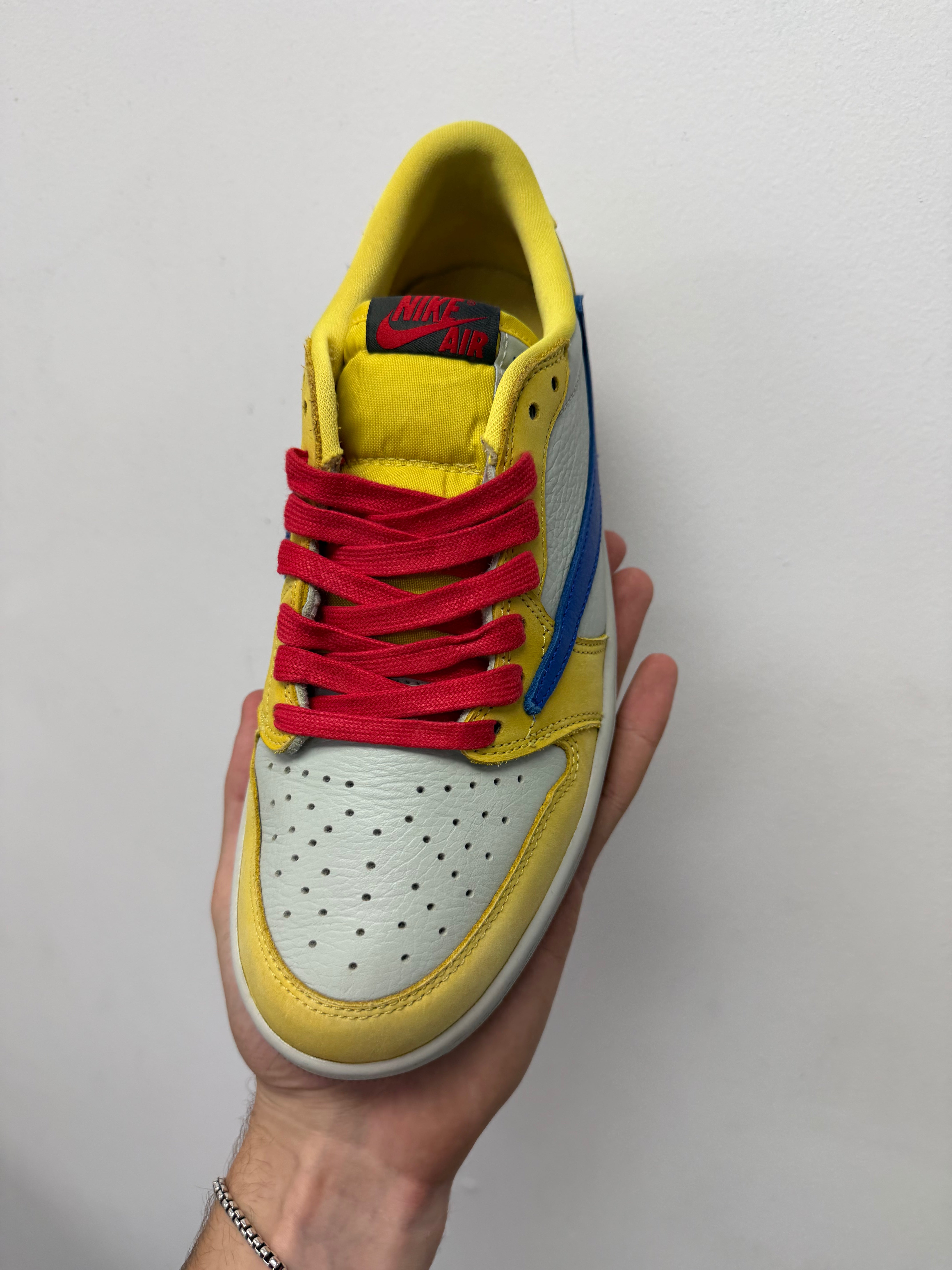Jordan 1 Low TS Canary Sneakers