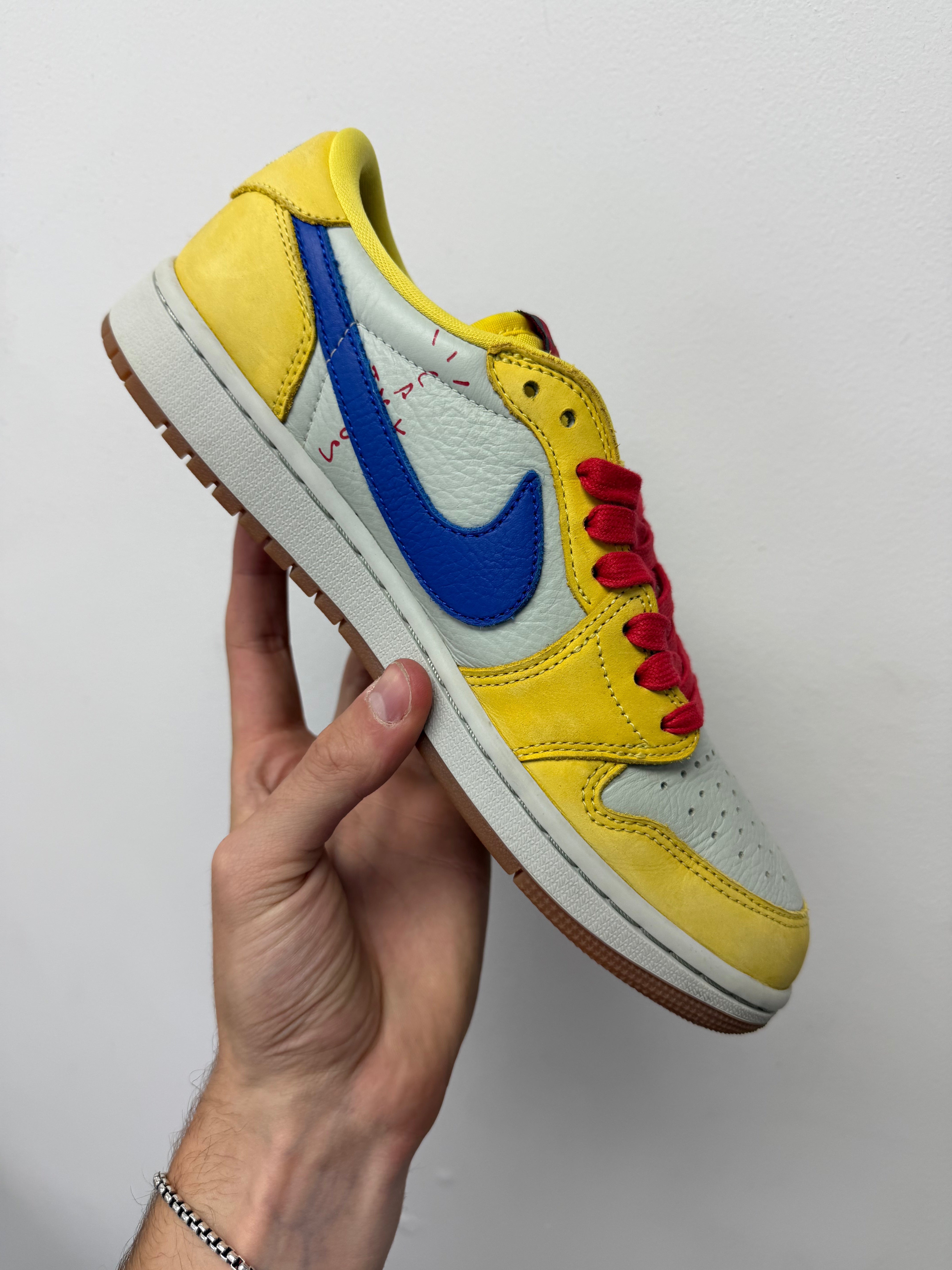 Jordan 1 Low TS Canary Sneakers