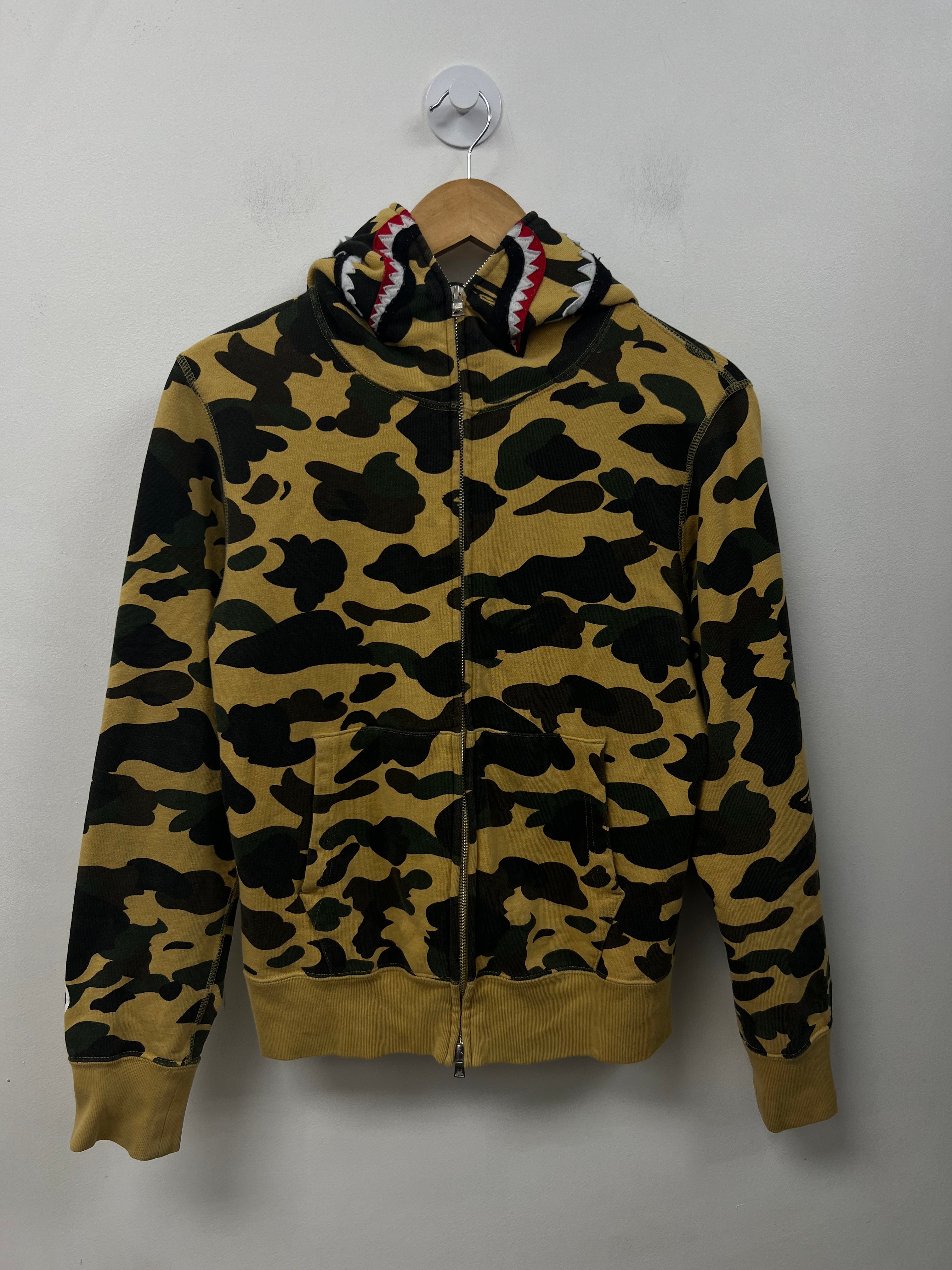 Bape Camo Shark Zip Up Hoodie