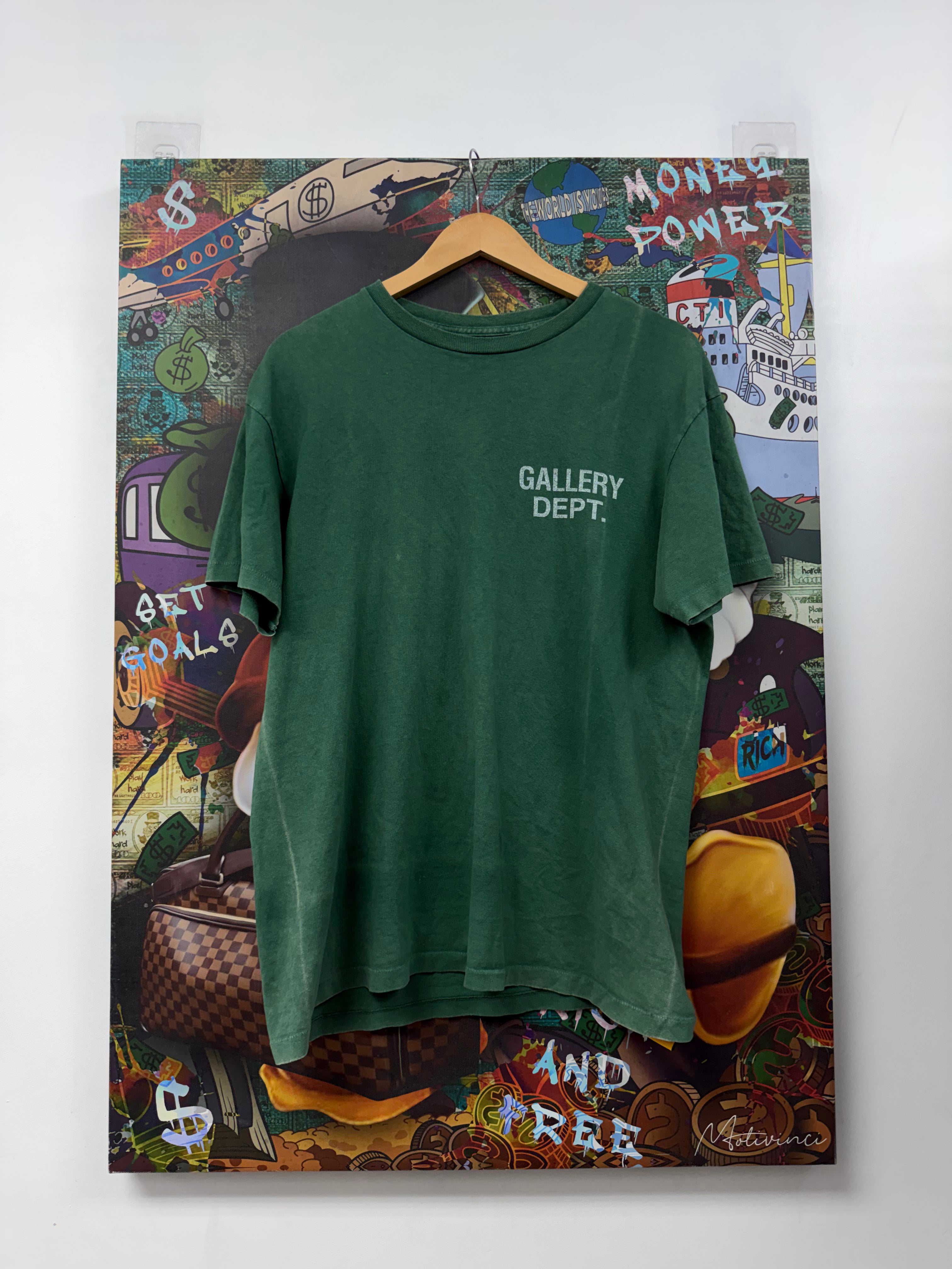 Gallery Dept Green White Souvenir Tee