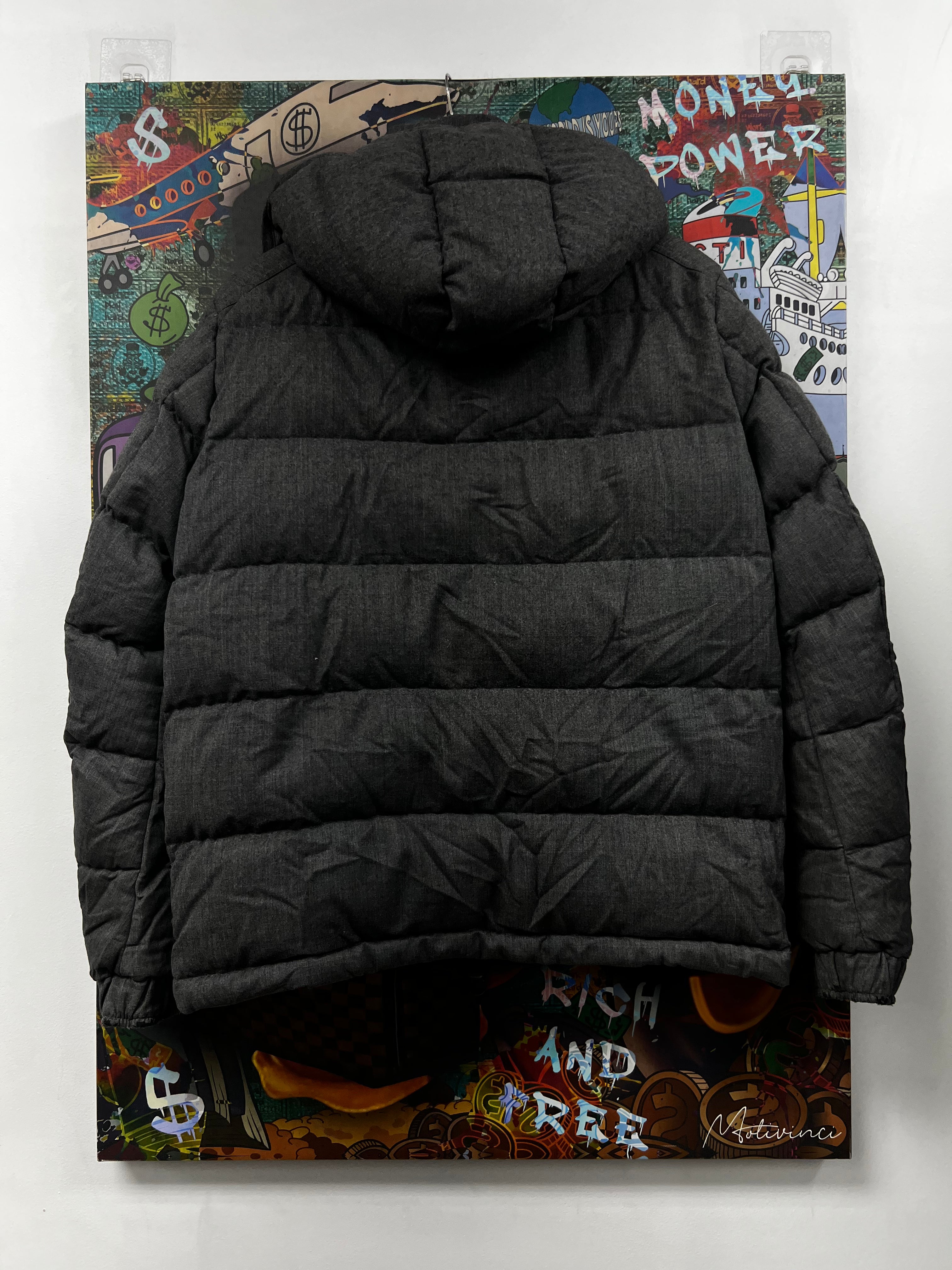 Moncler Grey Montgenevre Giubotto Jacket