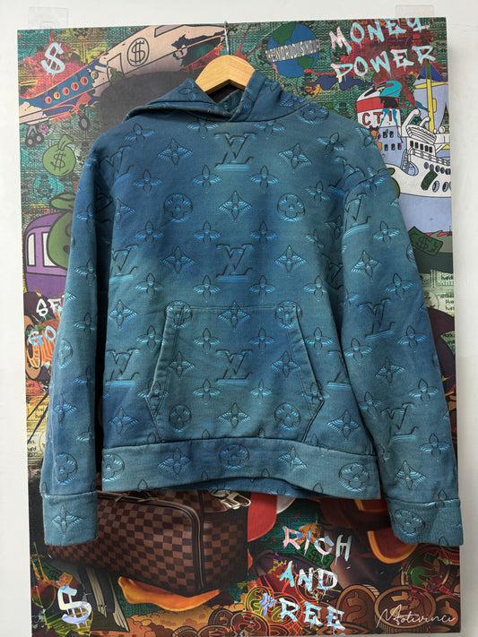 LV 2054 Hoodie Blue Used XS N/A