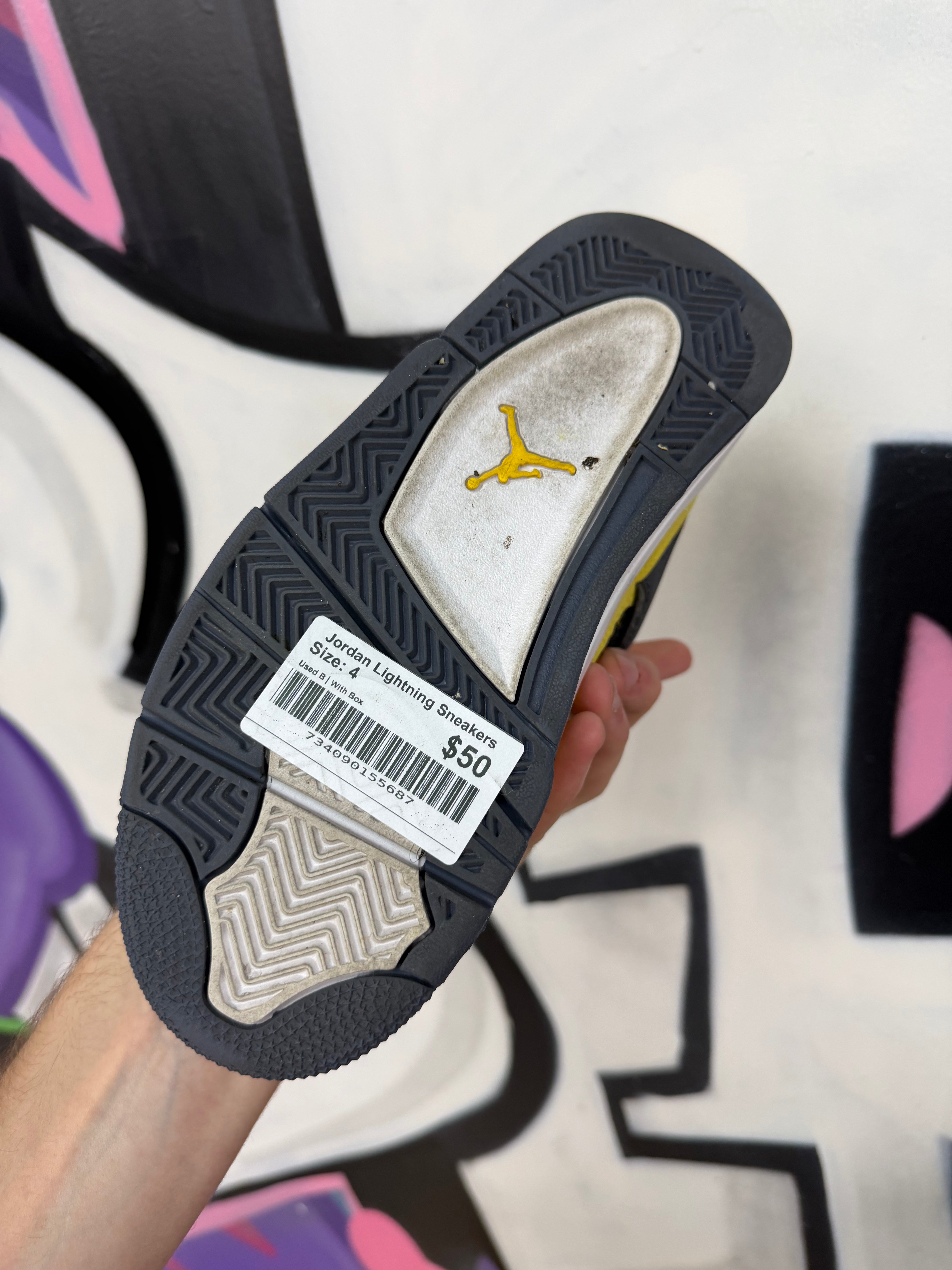 Jordan 4 Lightning Sneakers