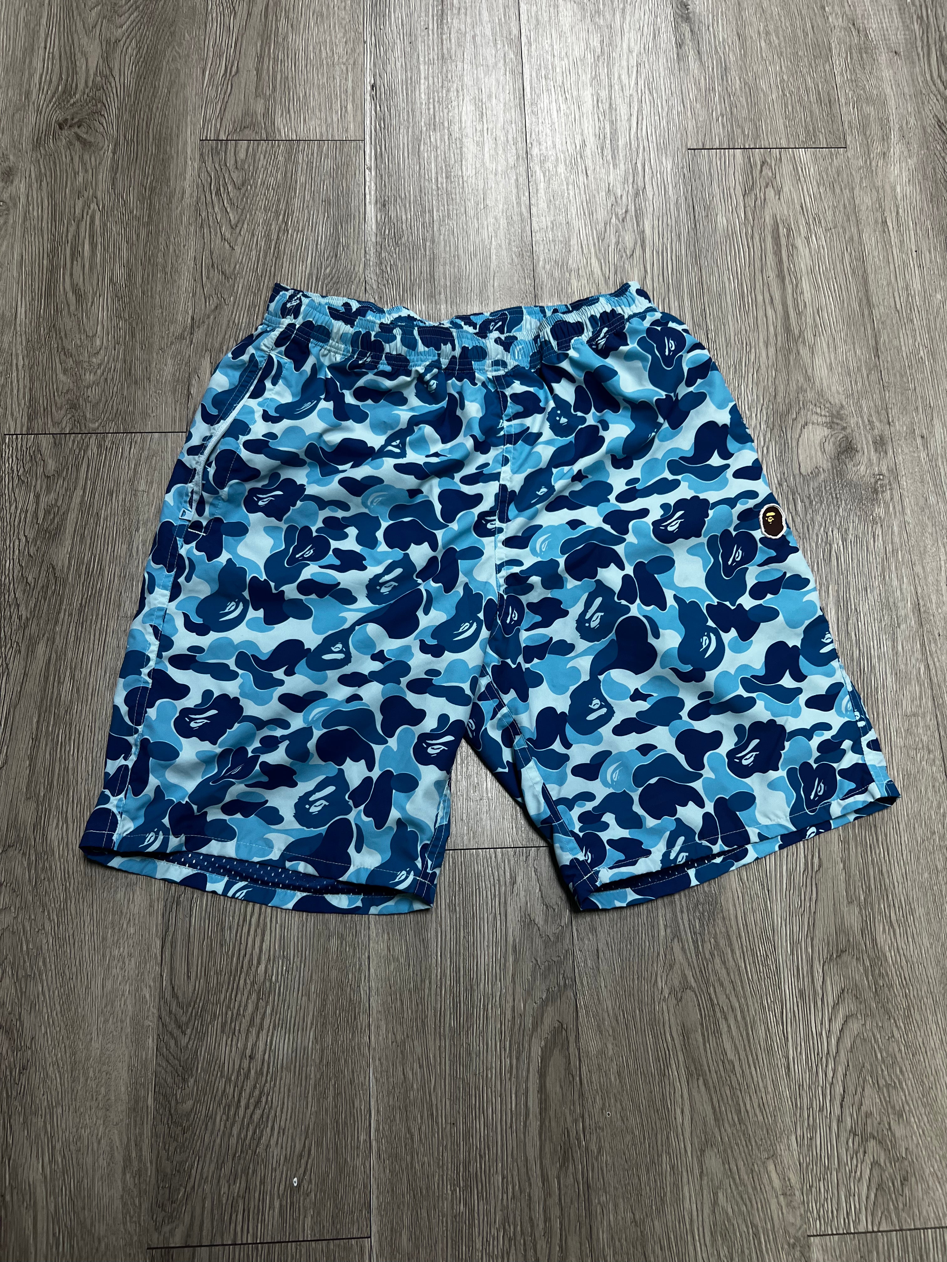 BAPE Blue Camo Swimsuits