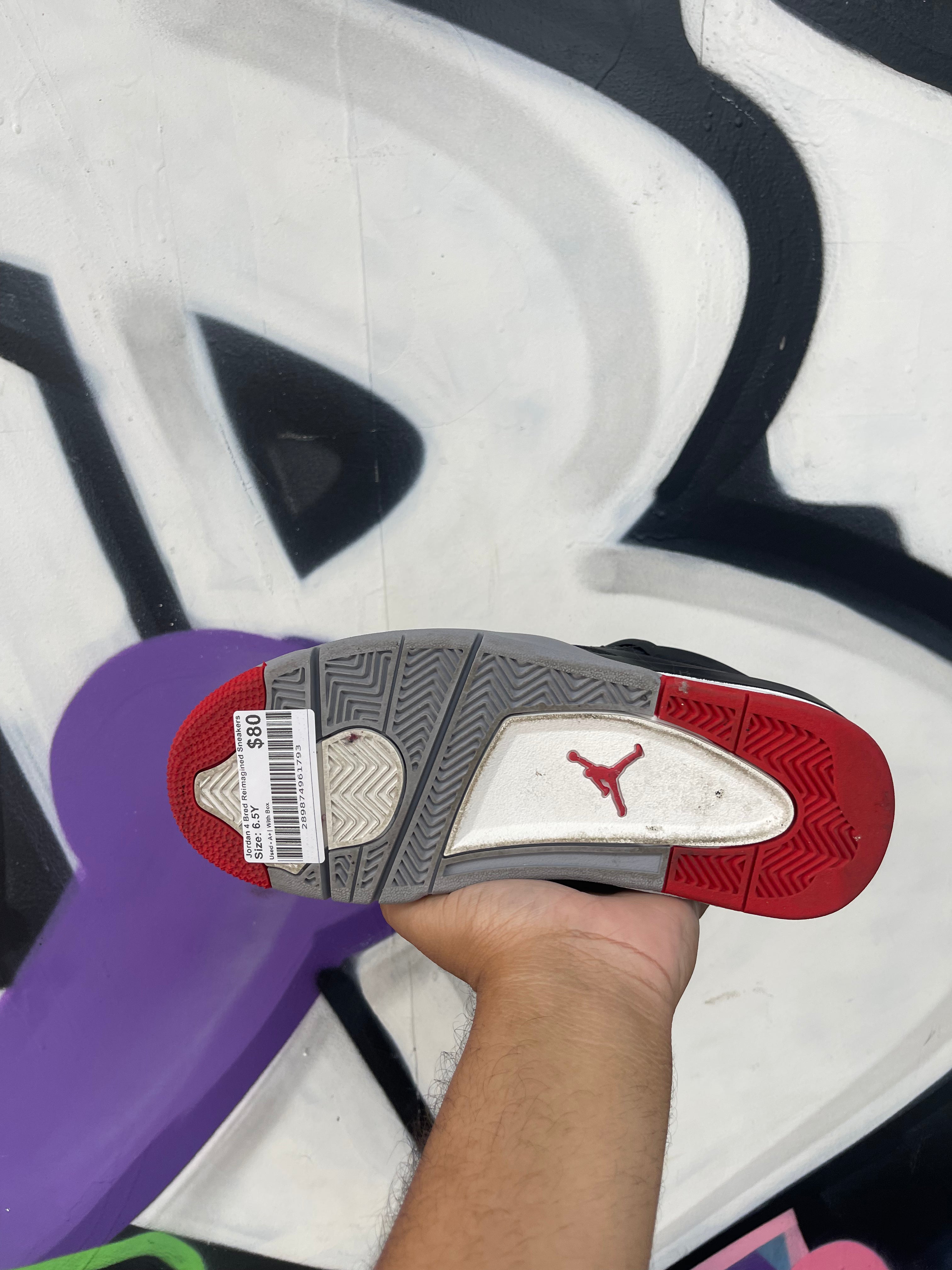 Jordan 4 Bred Reimagined Sneakers