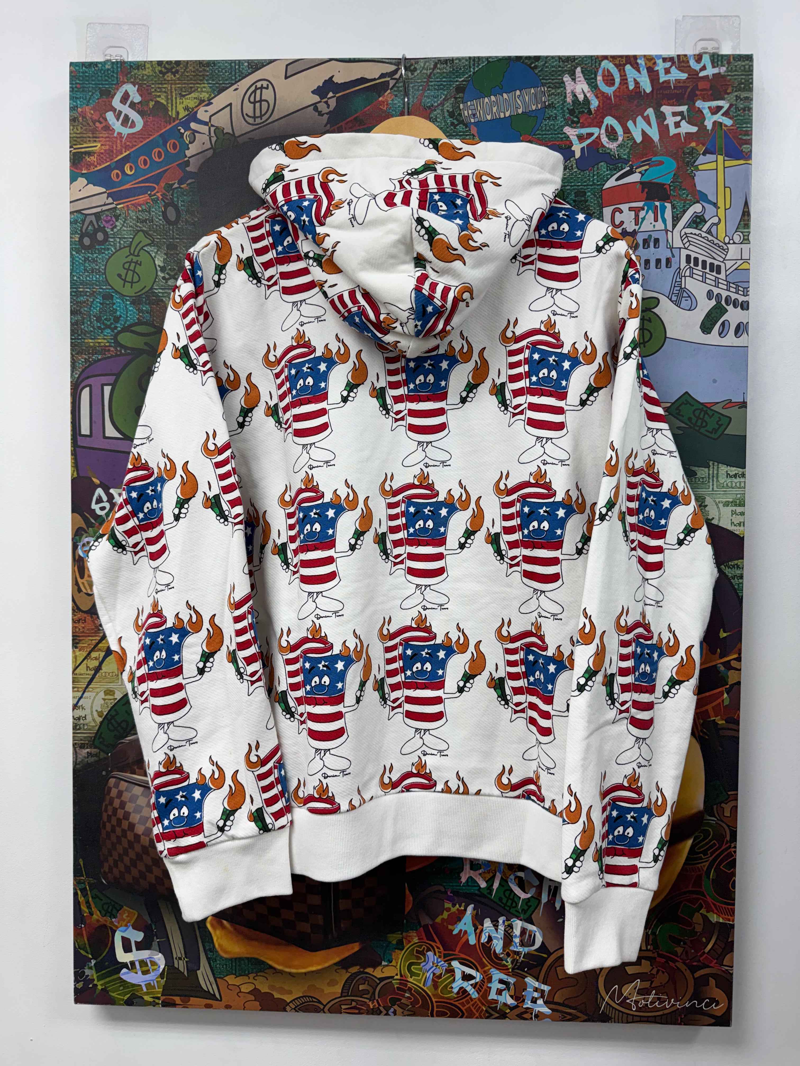 Denim Tears Firecracker Zip Up Hoodie