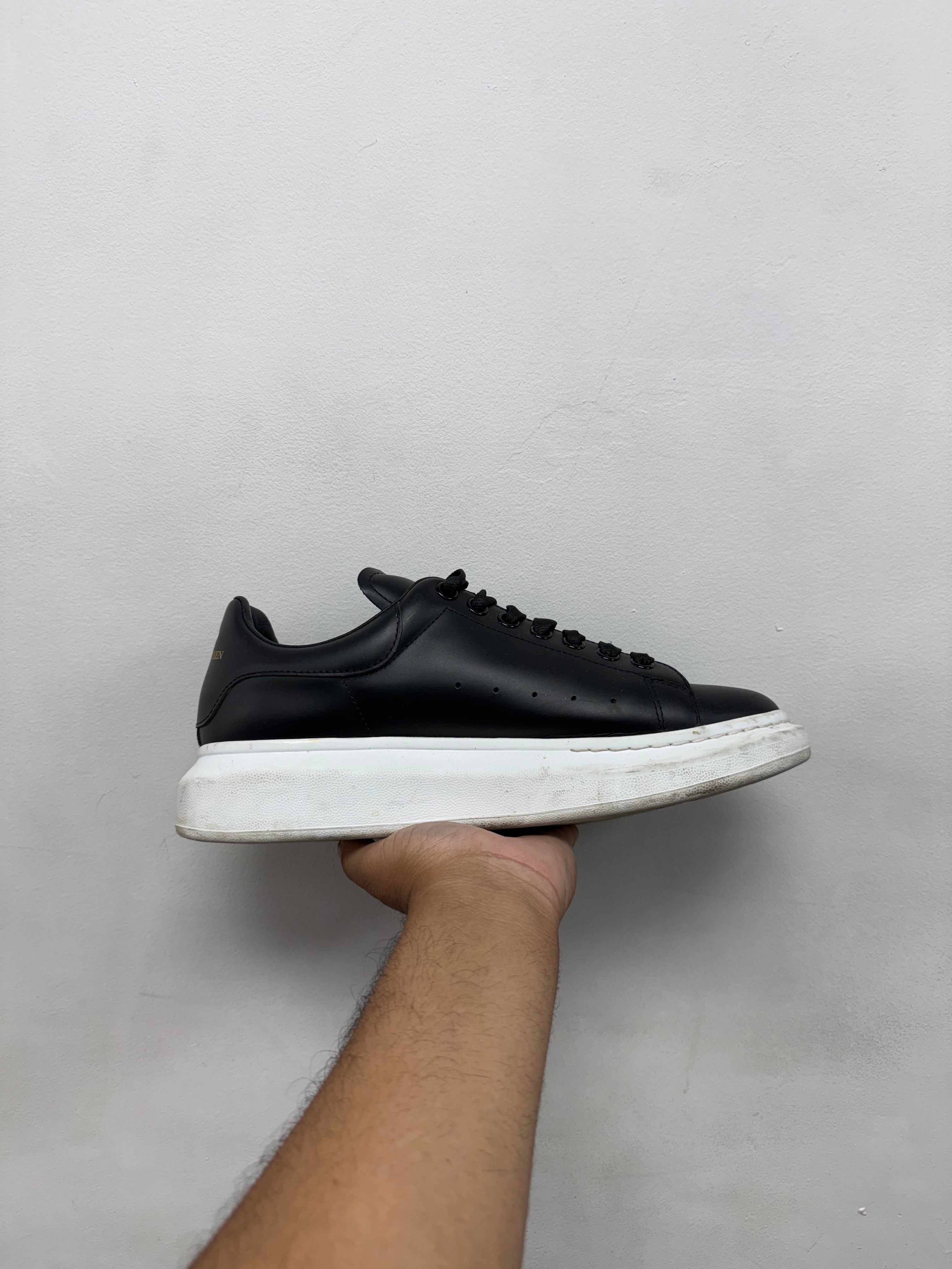 Alexander Mcqueen Black White Oversized Low Sneakers