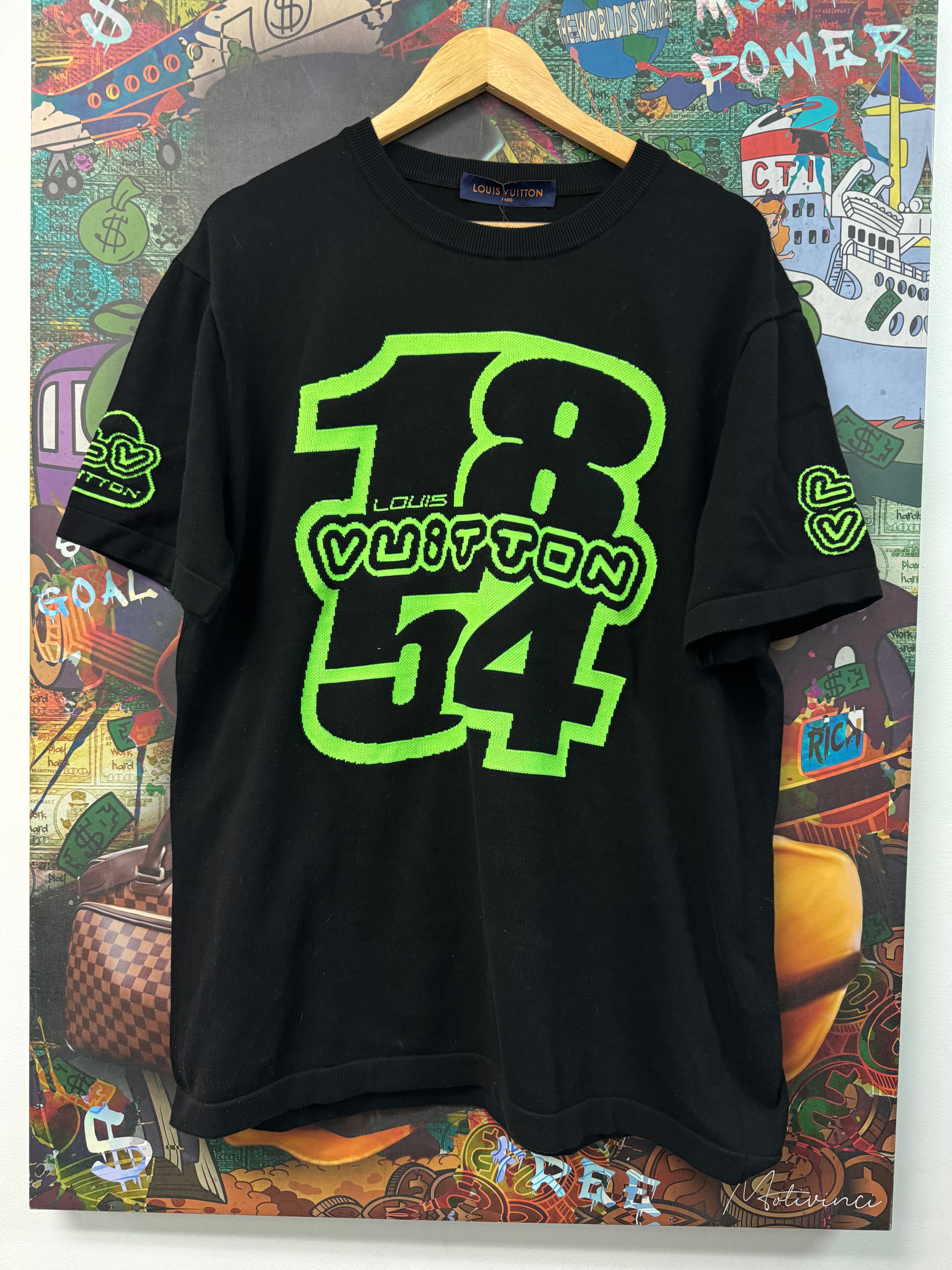 Louis Vuitton Black Green 1854 Tee