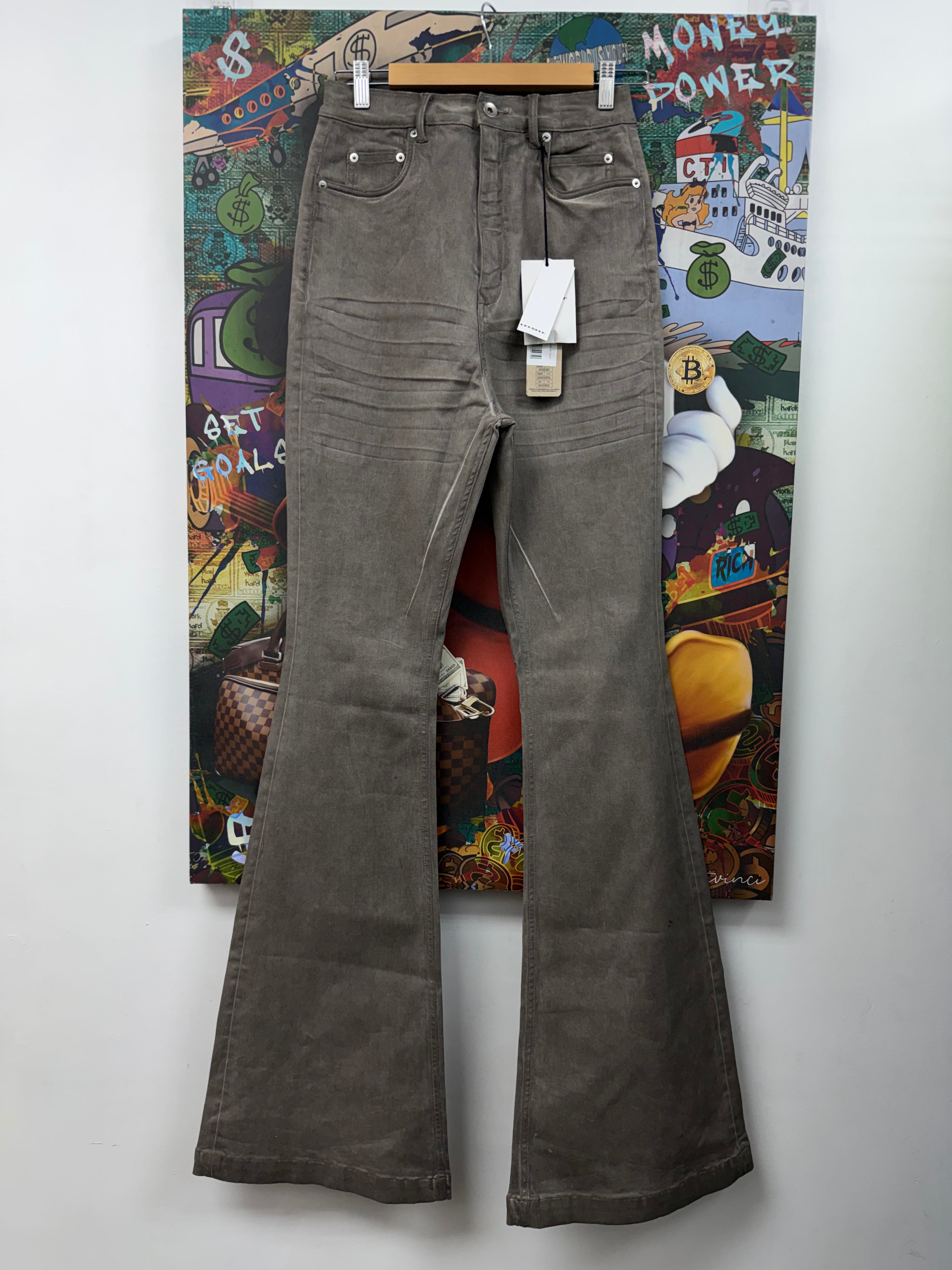 Rick Owens Bolan Bootcut Dust Jeans