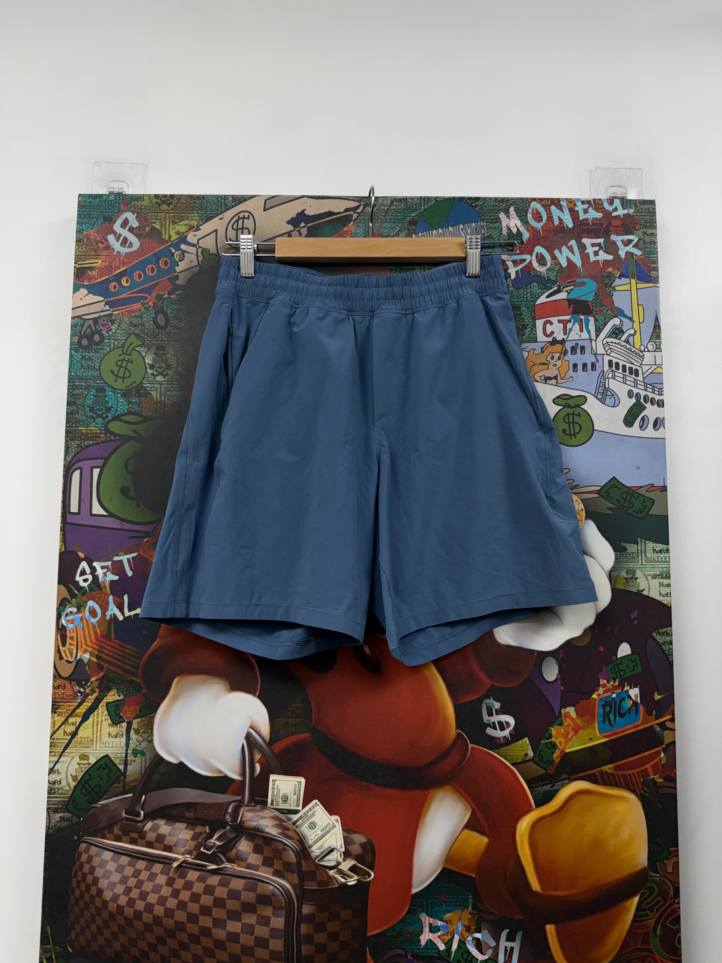 Lululemon Baby Blue Shorts