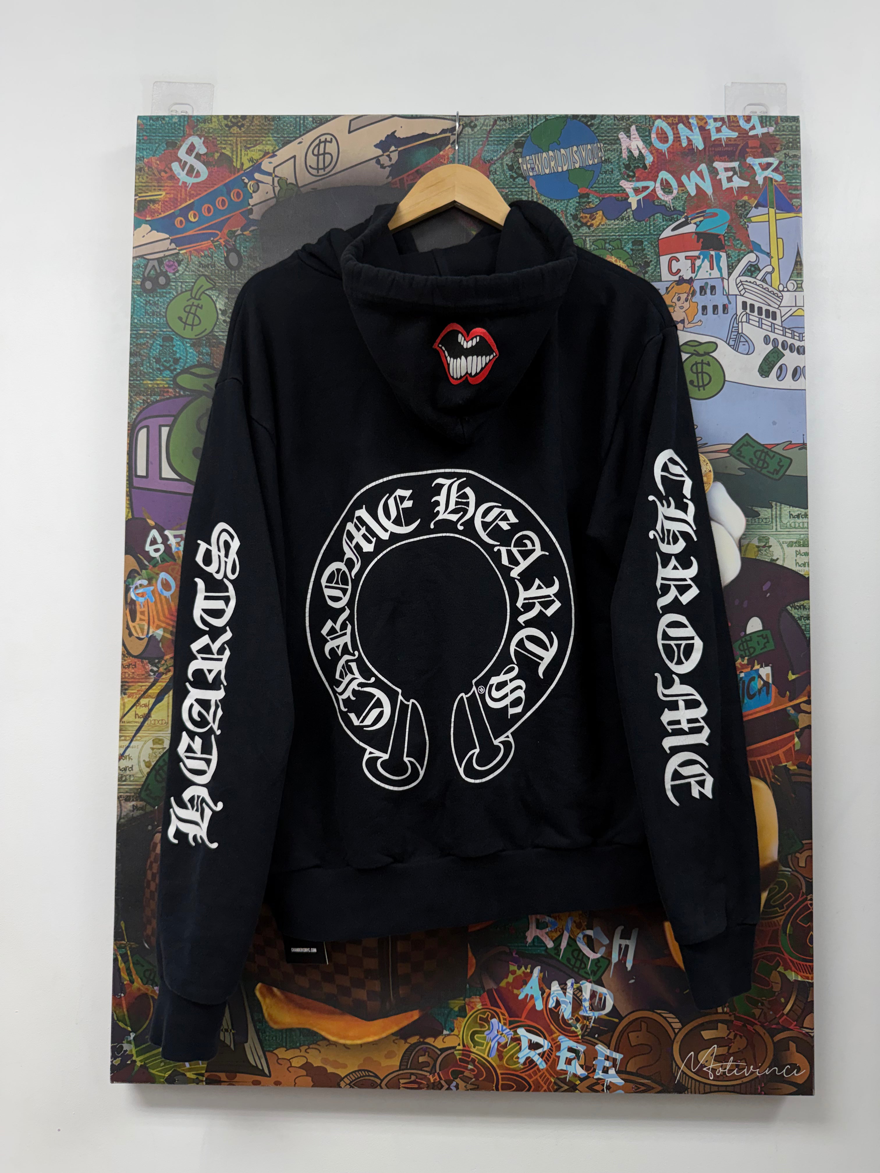 Chrome  Hearts Matty Boy Chomper Horseshoe Hoodie