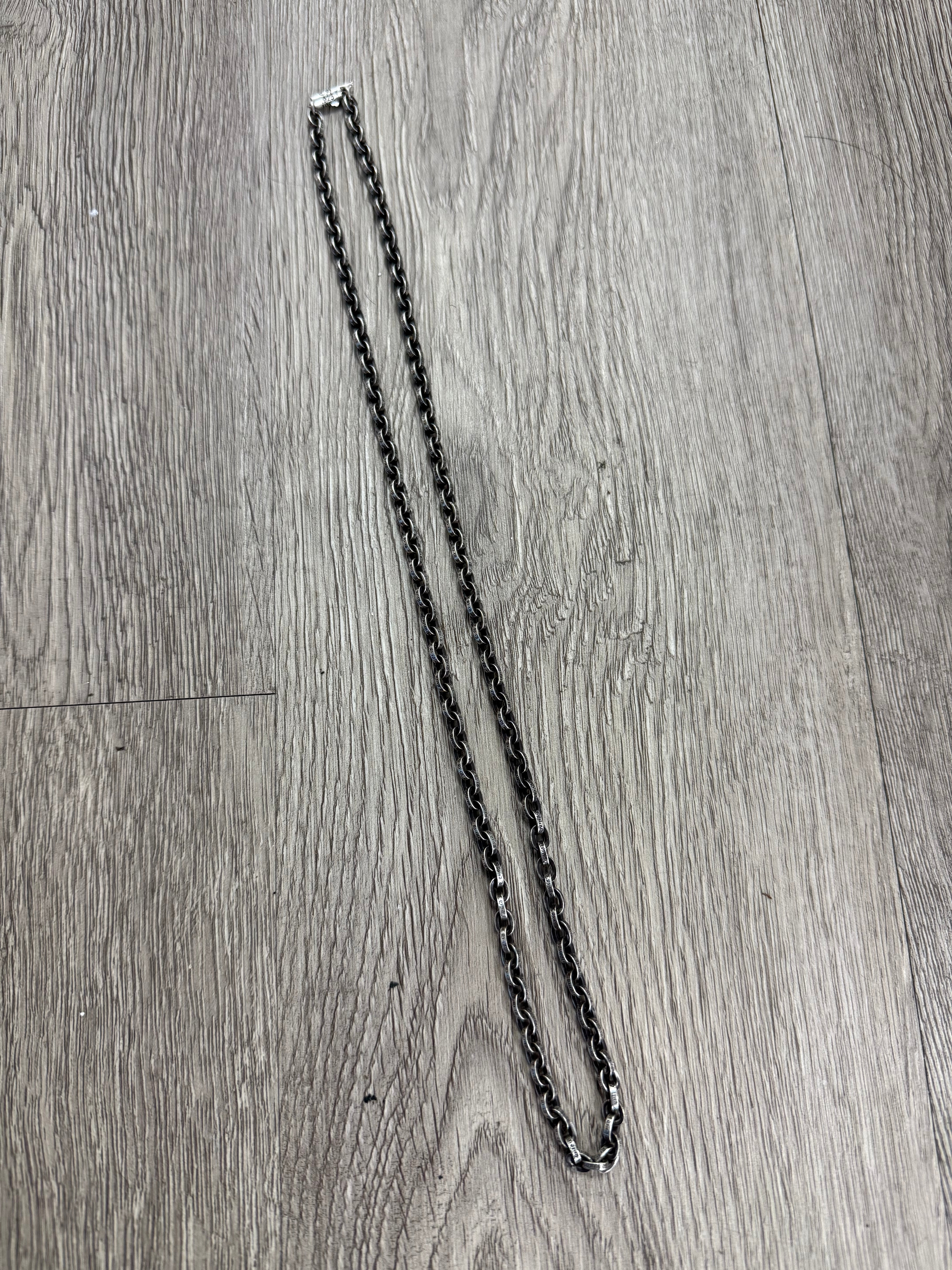 Chrome Hearts Paper Chain Necklace  Used 24 Inch No Dust Bag