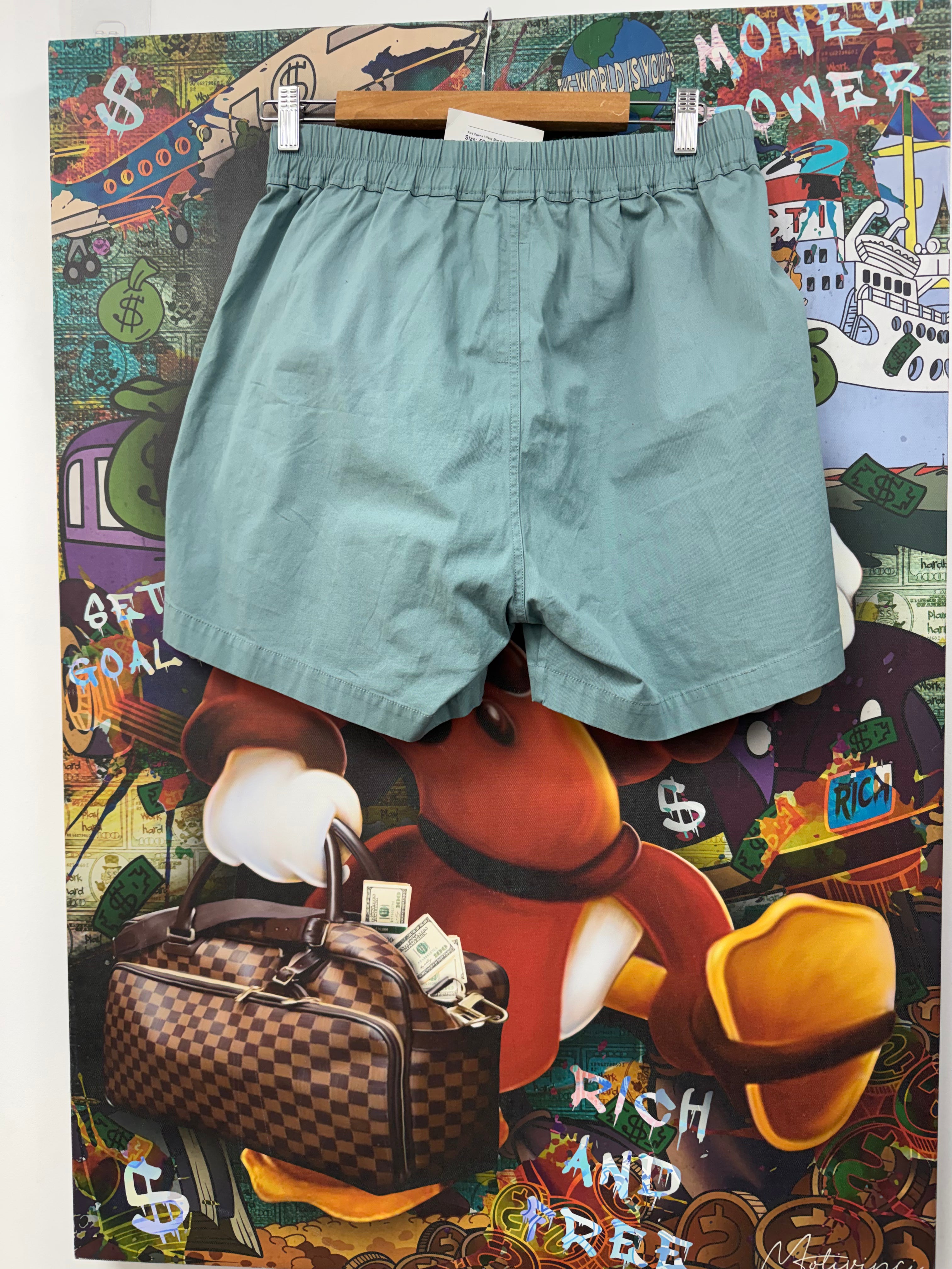 Rick Owens Tiffany Blue Hollywood Boxer Shorts