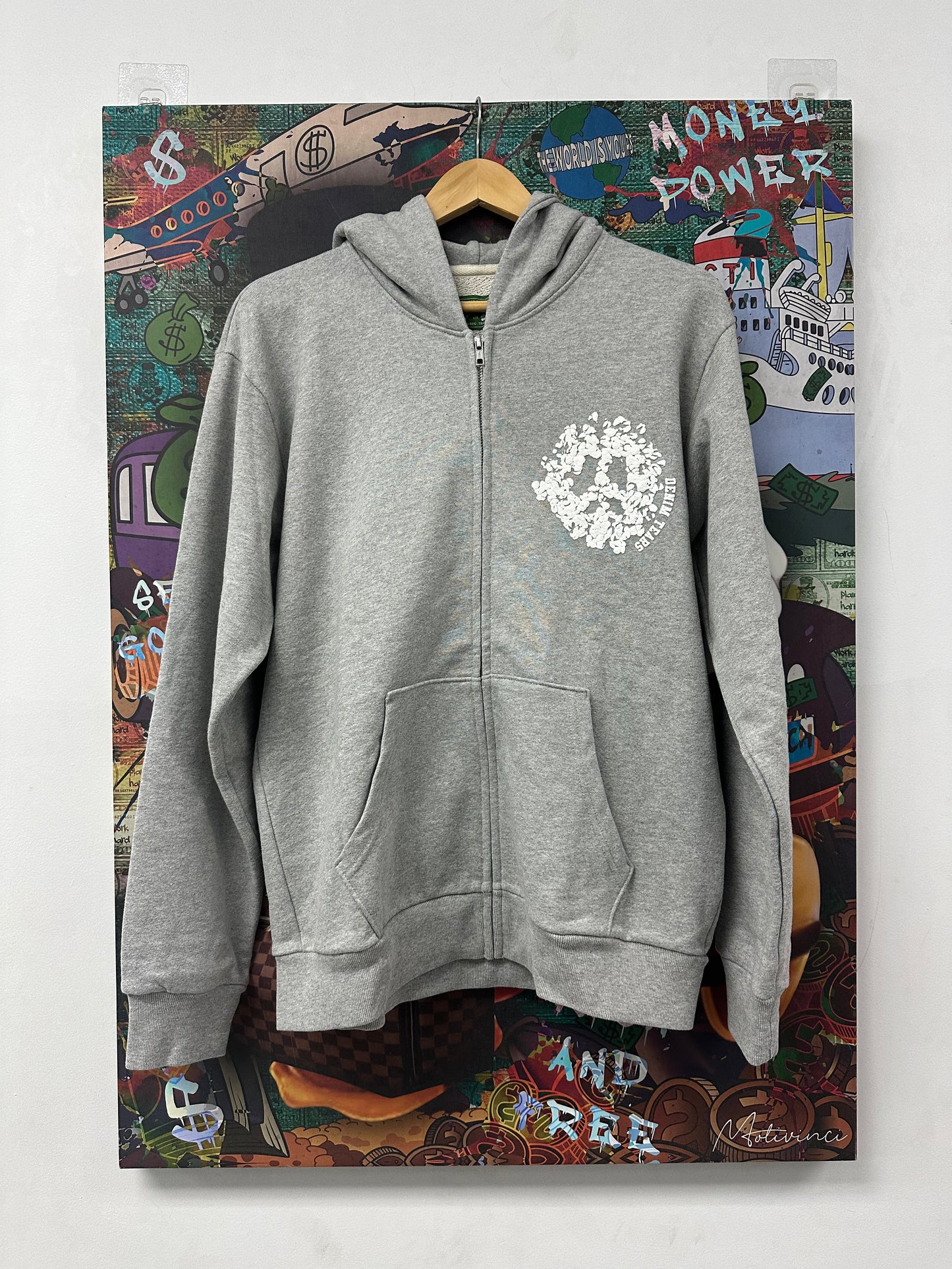 Denim Tears University Zip Up Grey New Medium With Tags