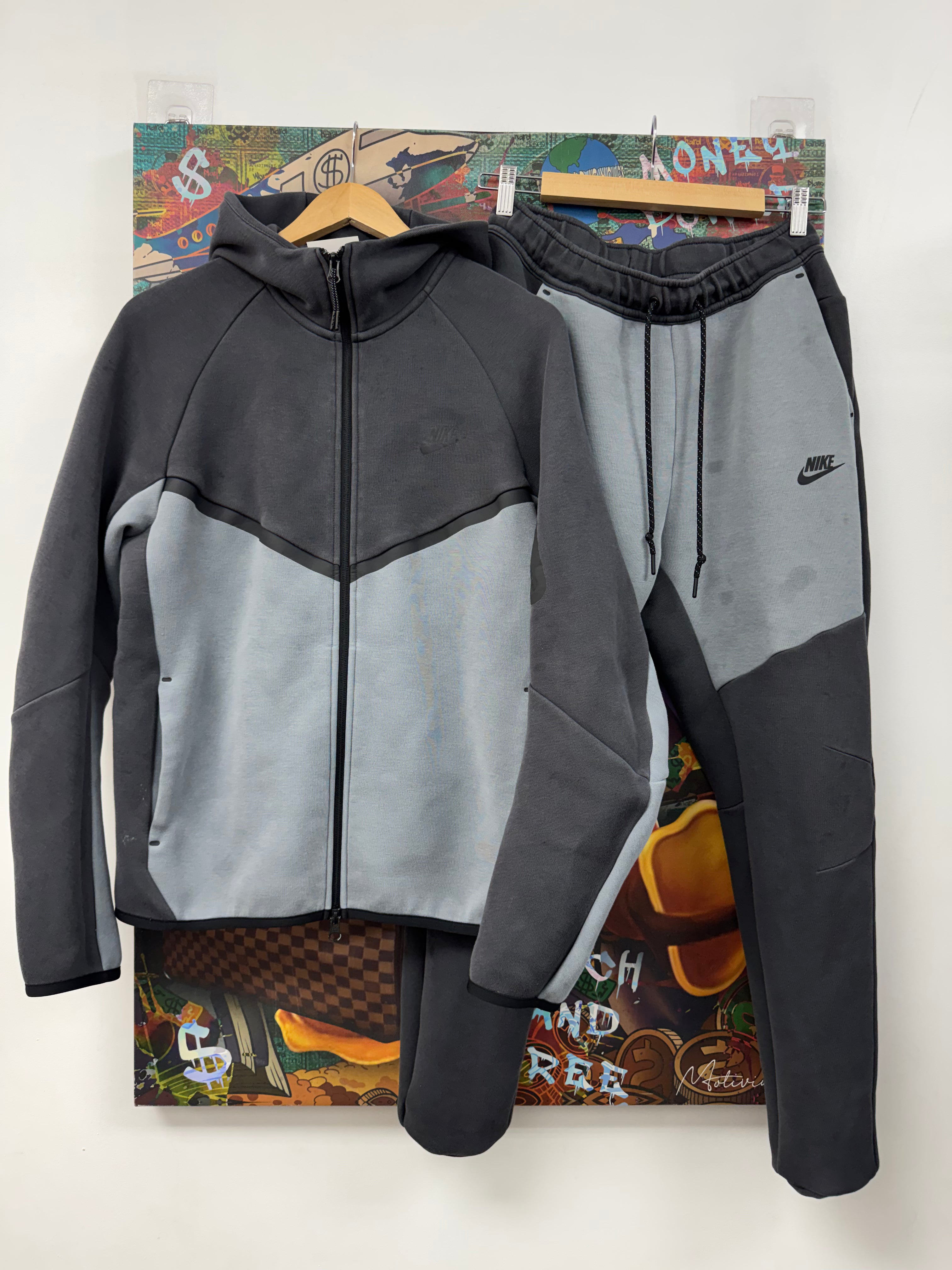 Nike Charcoal Ash Grey Sweatsuit