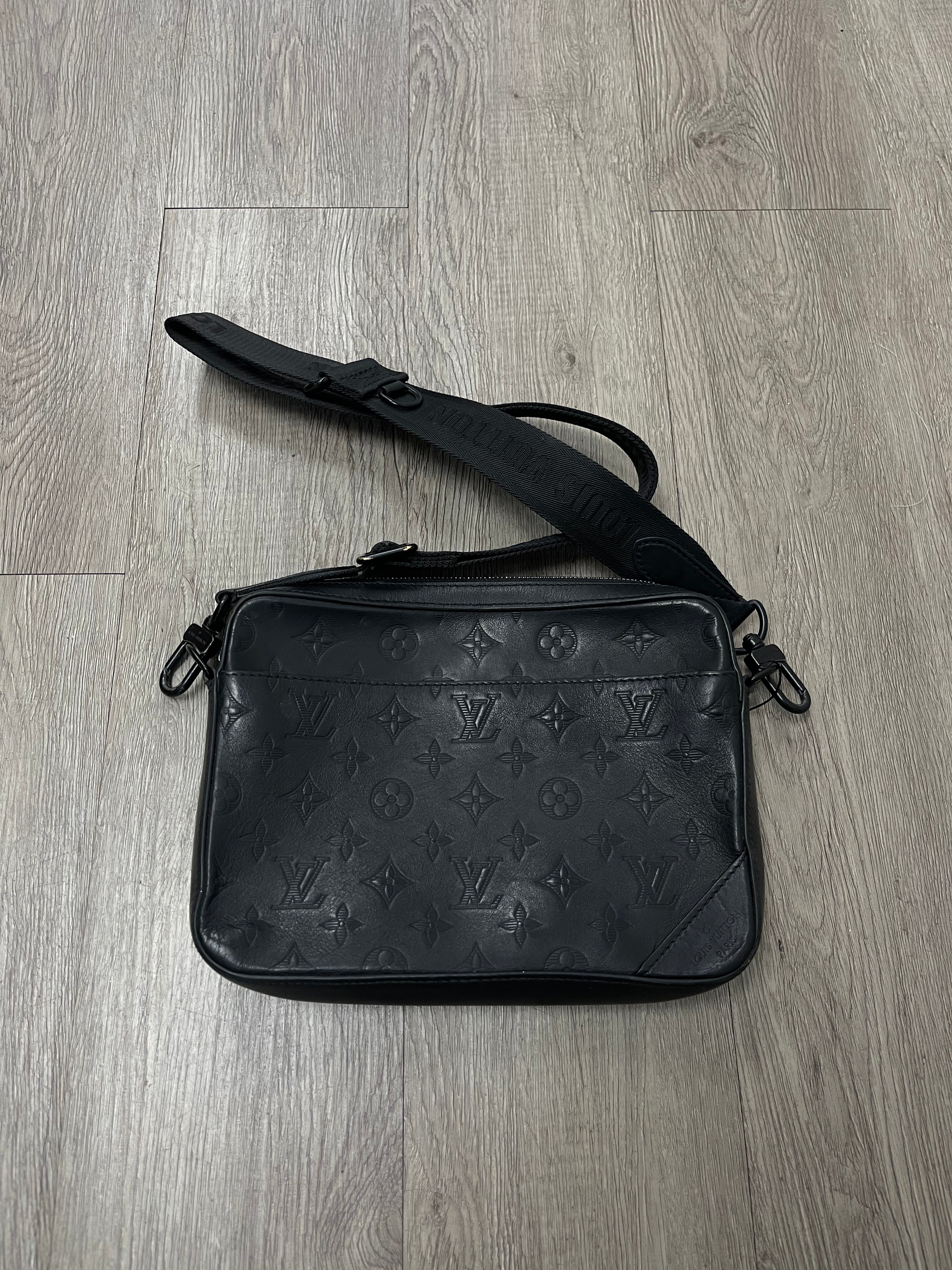 Louis Vuitton Black Duo Messanger Monogram Bag