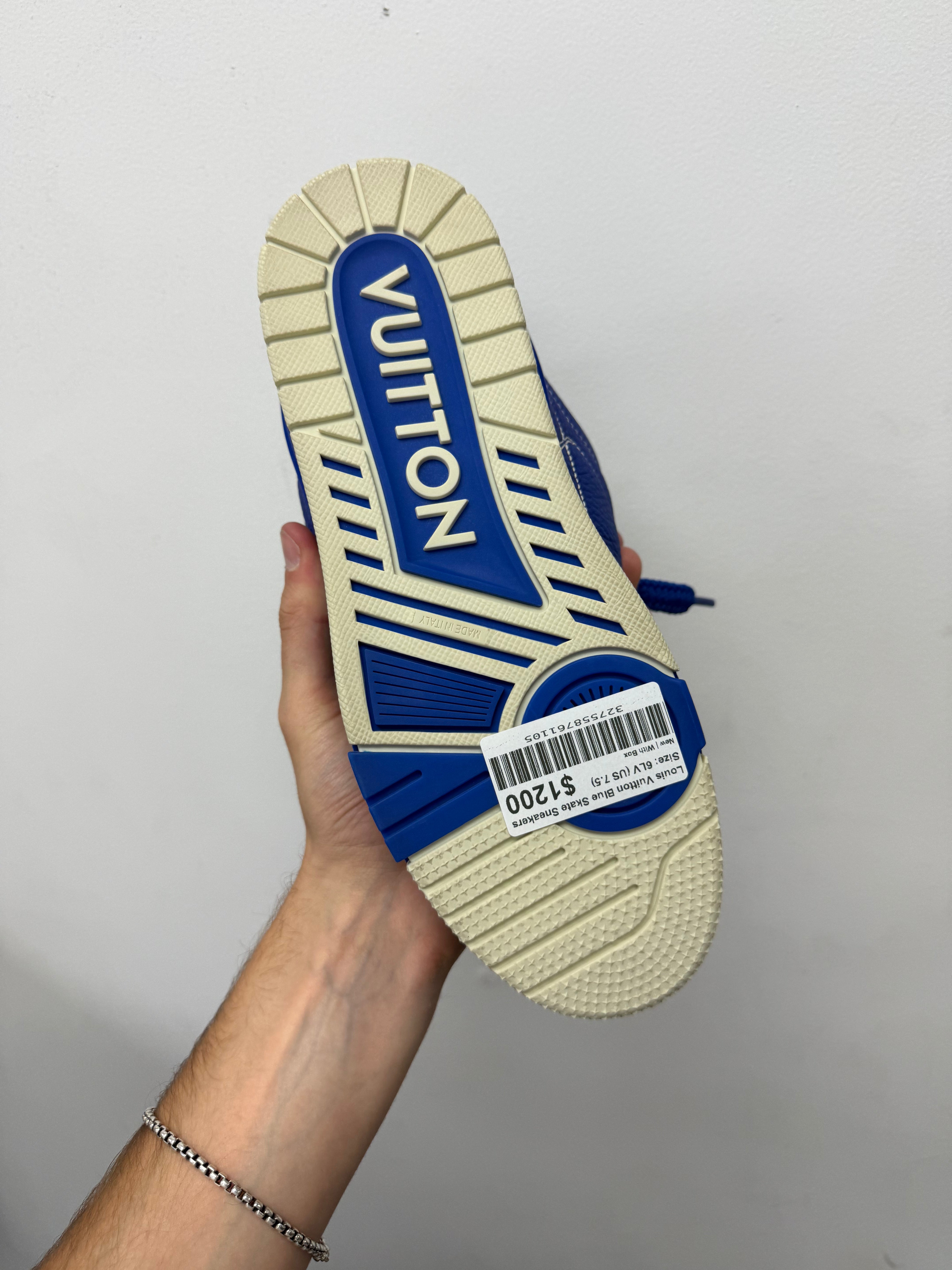 Louis Vuitton Blue Skate Sneakers