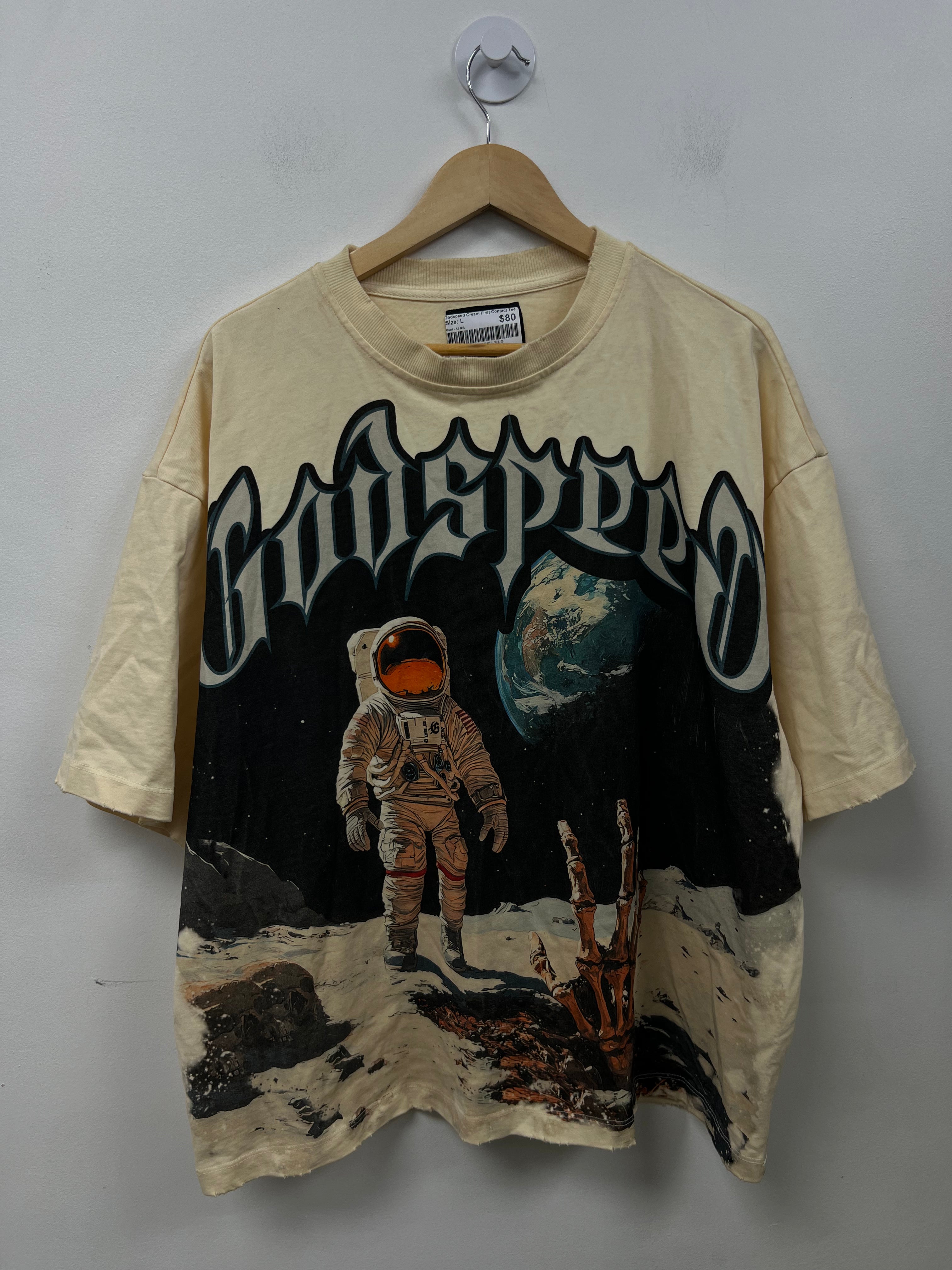 Godspeed Cream First Contact Tee