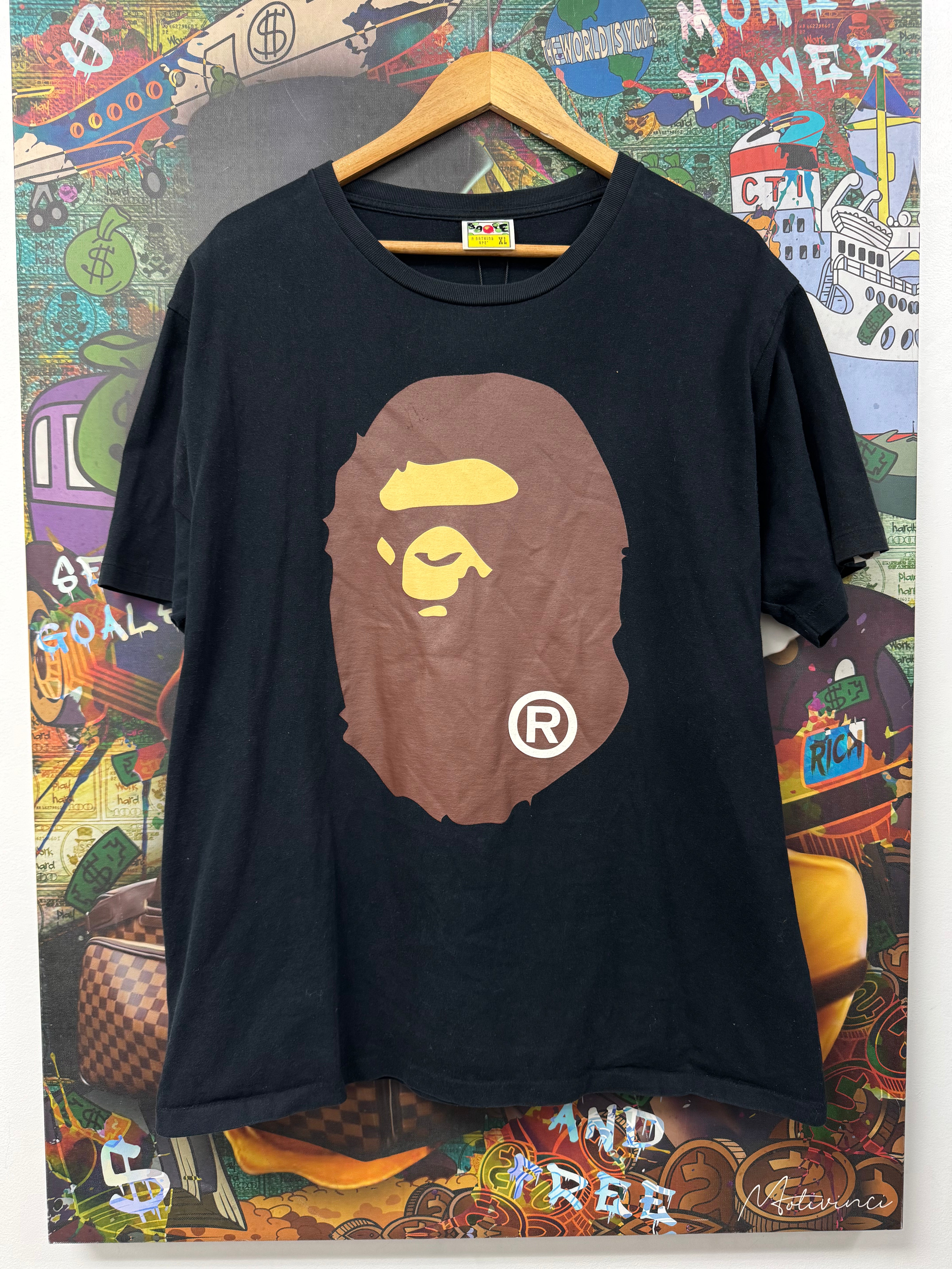 BAPE Black Head Tee