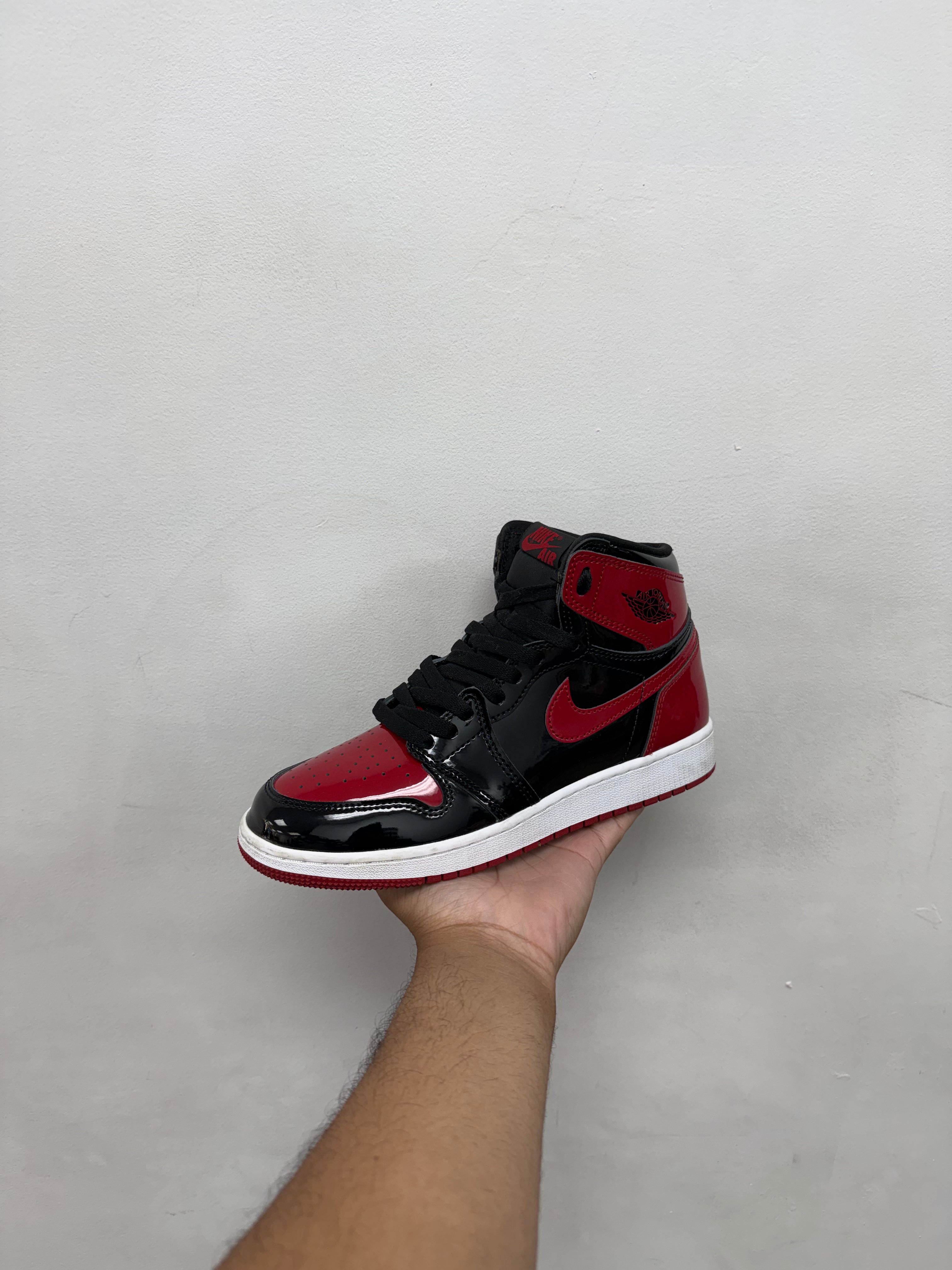 Jordan 1 Patent Bred Sneakers