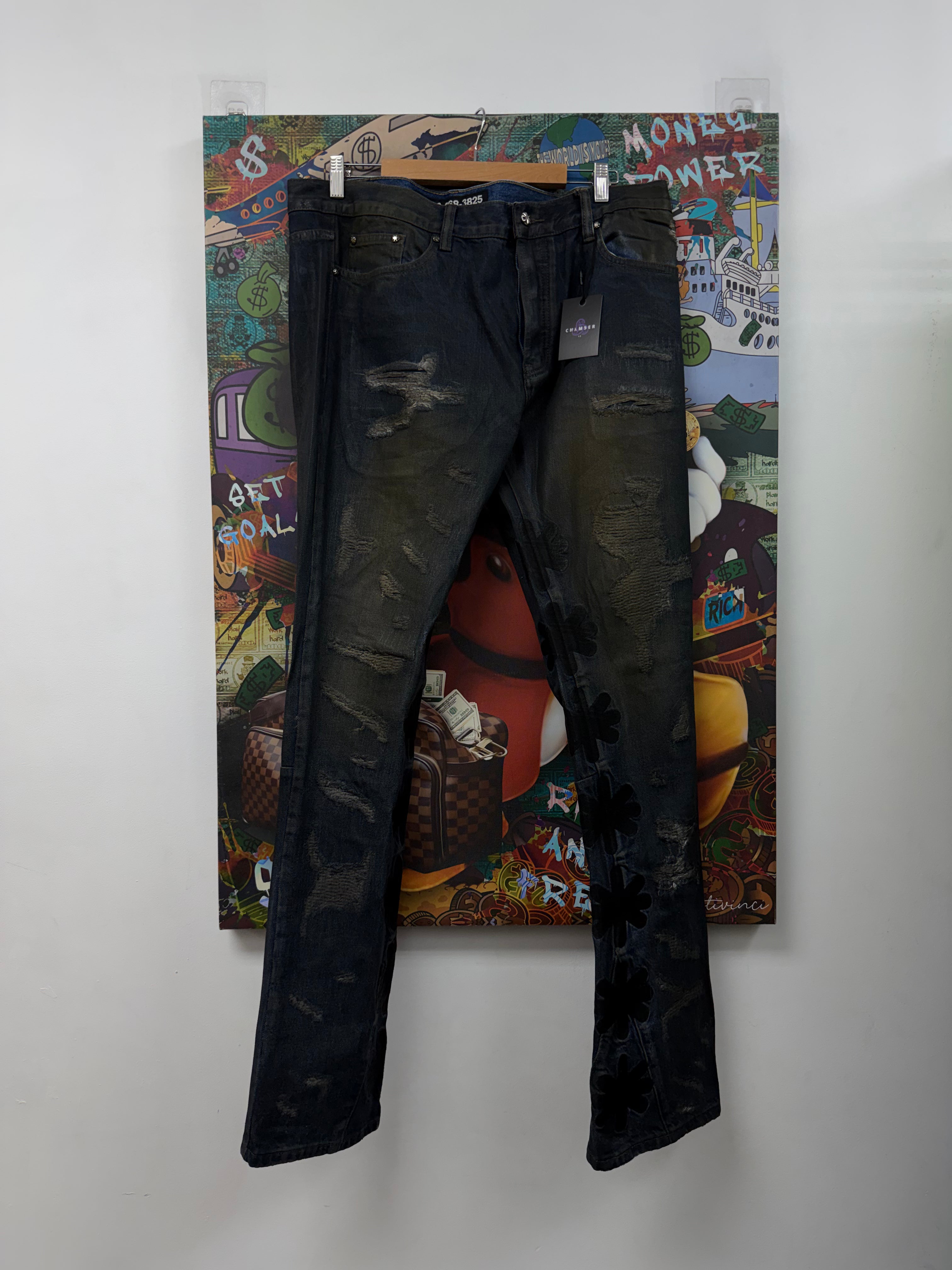 LOST SHDWS Dirty Wash Jeans